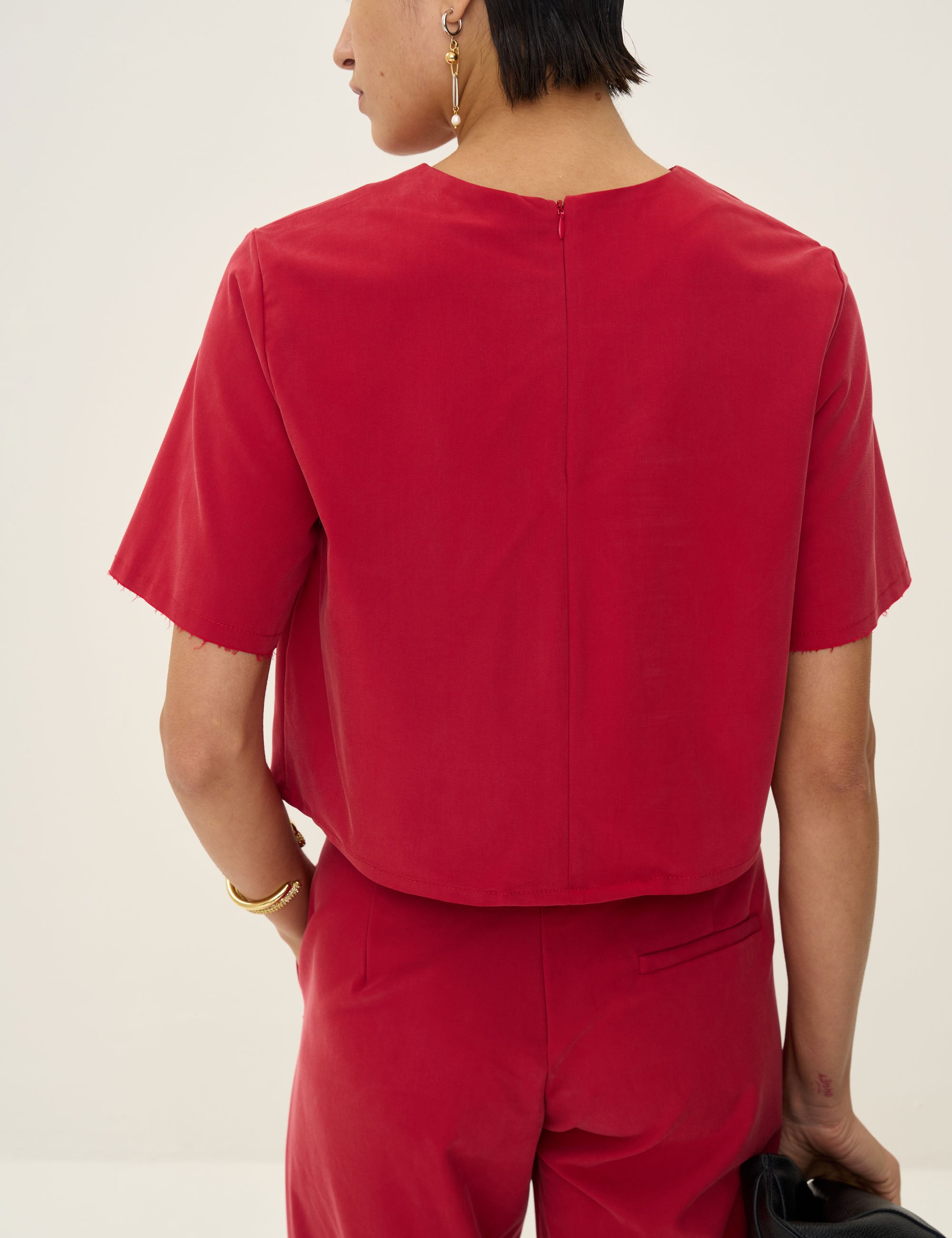 Blusa Carina Viscose Vermelho