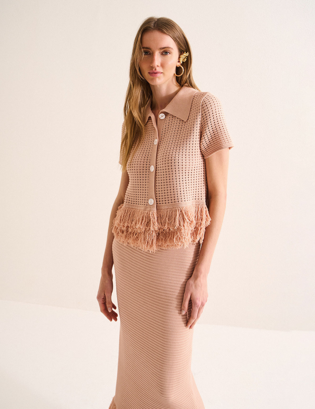 Blusa Joaquina Tricot Areia