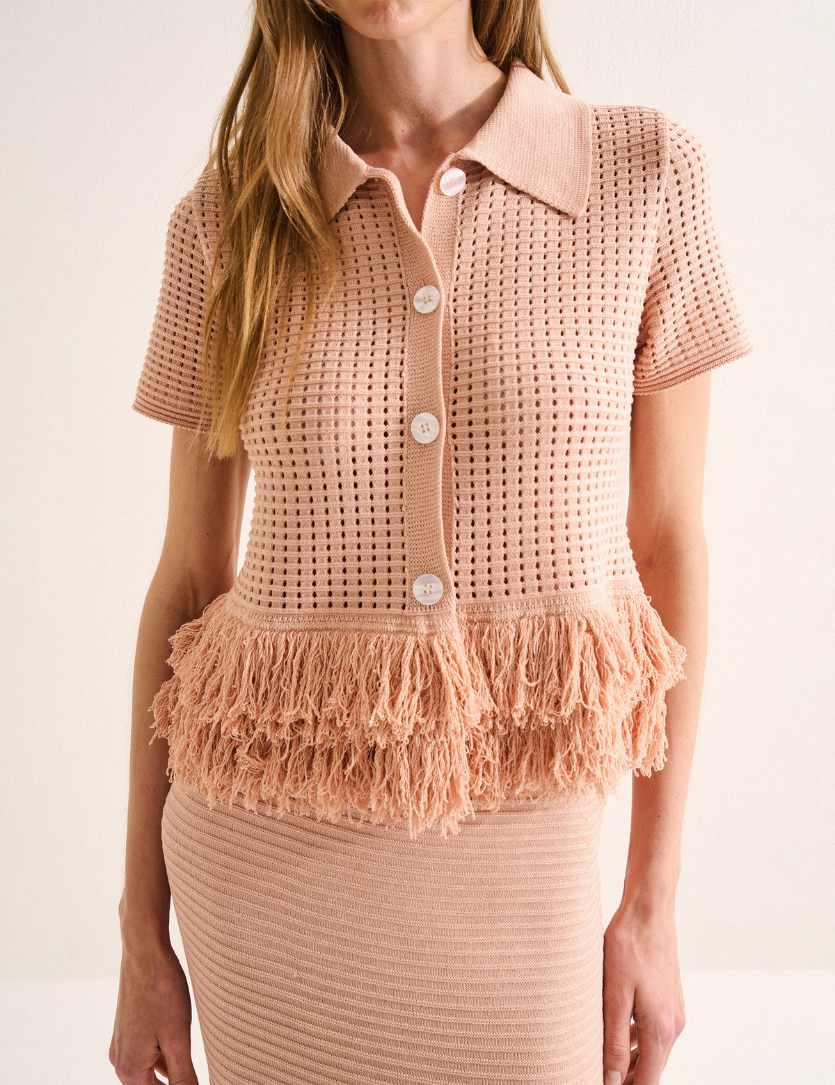Blusa Joaquina Tricot Areia