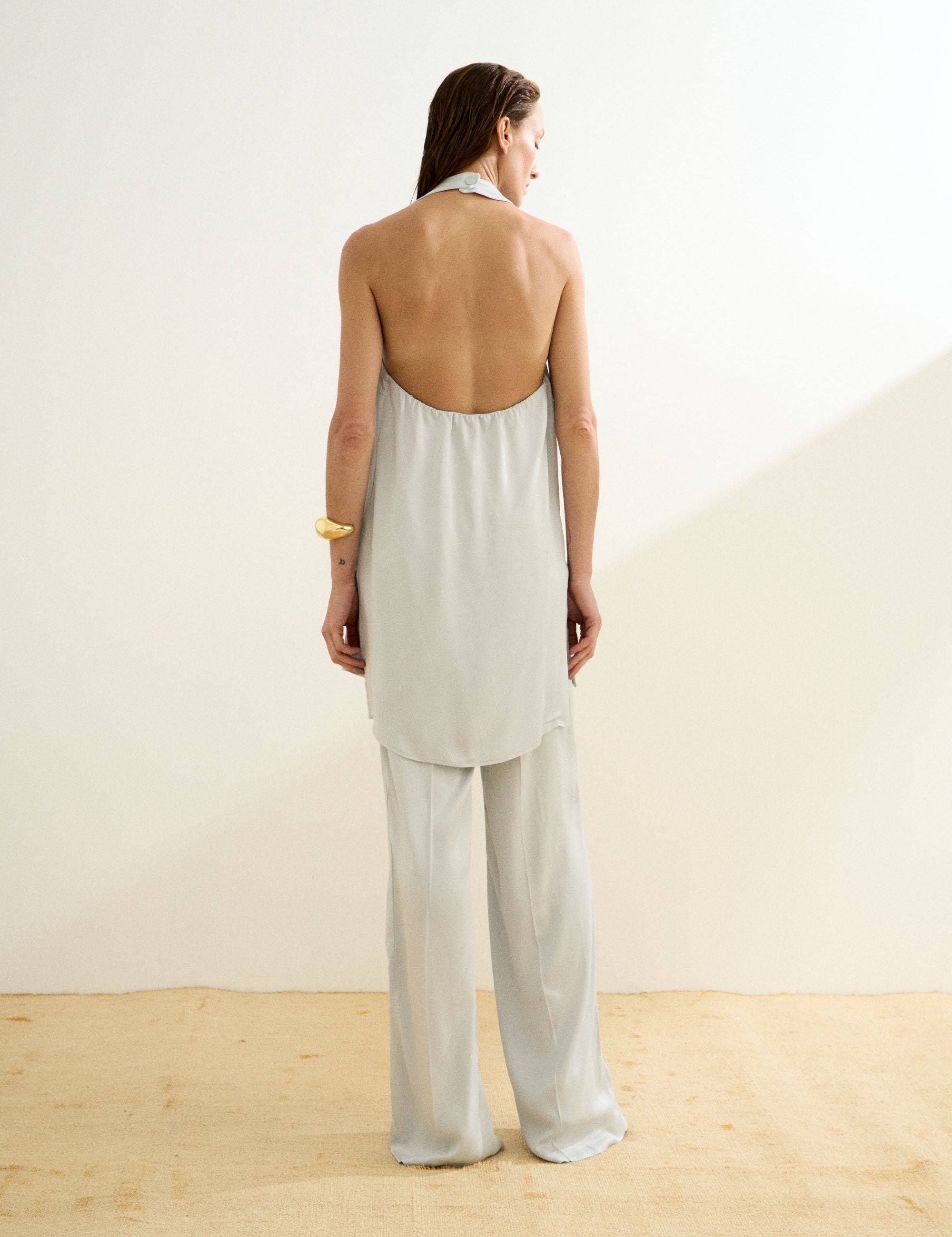 Blusa Lauren Cetim Prata