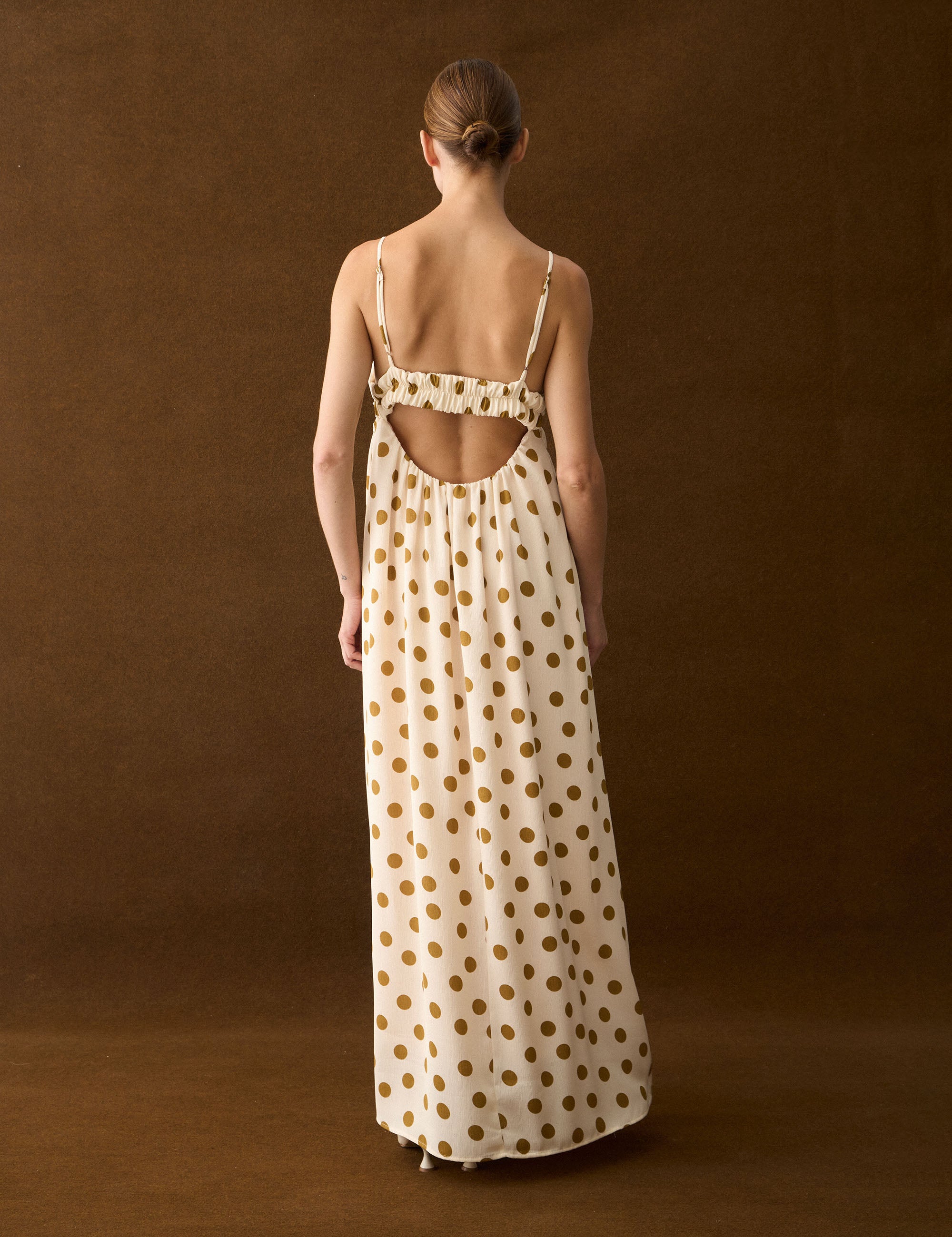 Vestido Lissa Poá Off White
