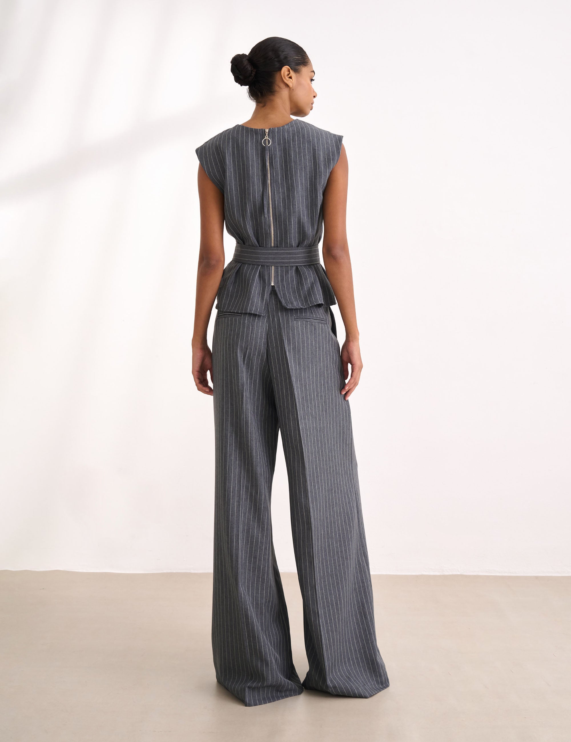 Blusa Magriet Alfaiataria Chumbo
