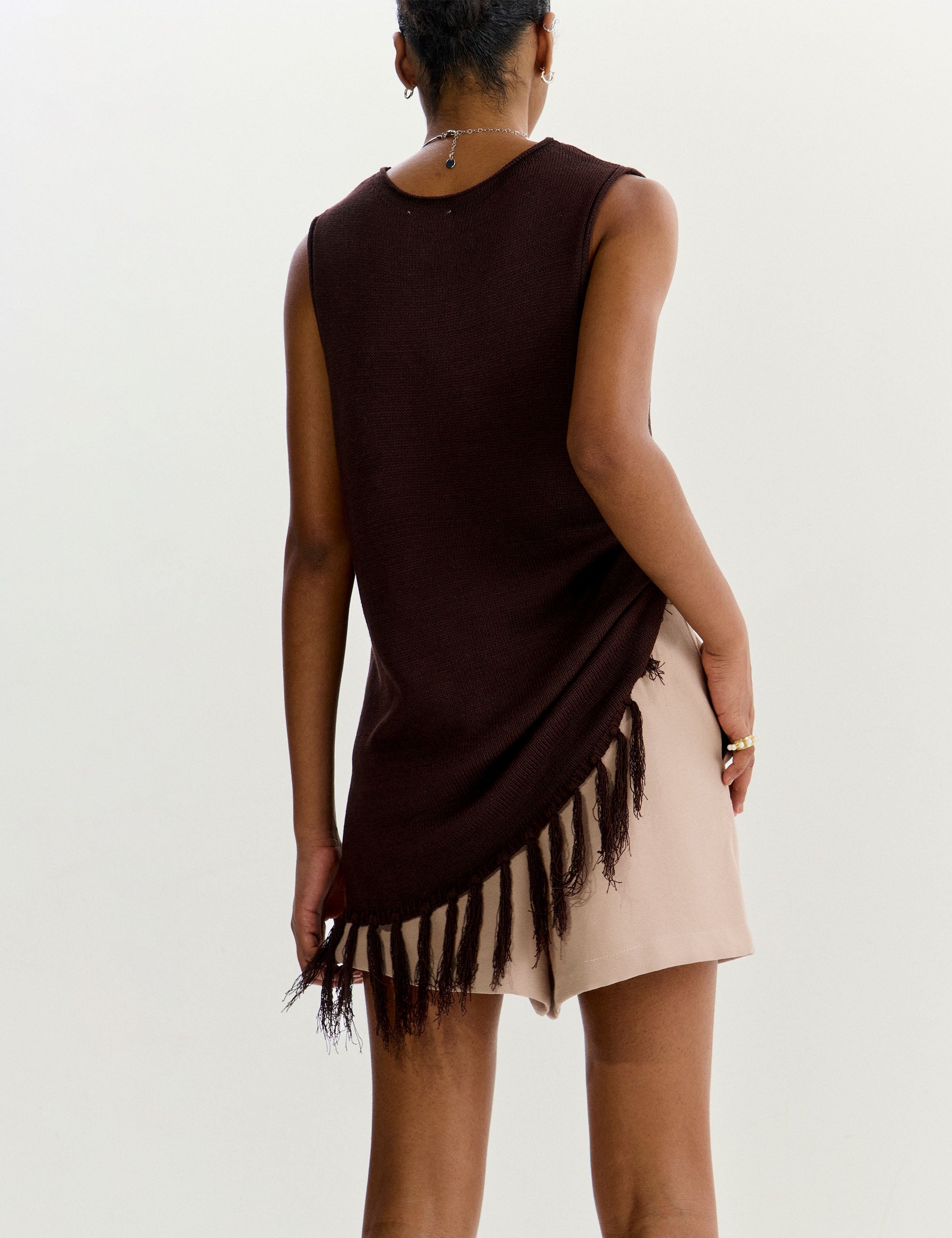 Blusa Maite Tricot Marrom