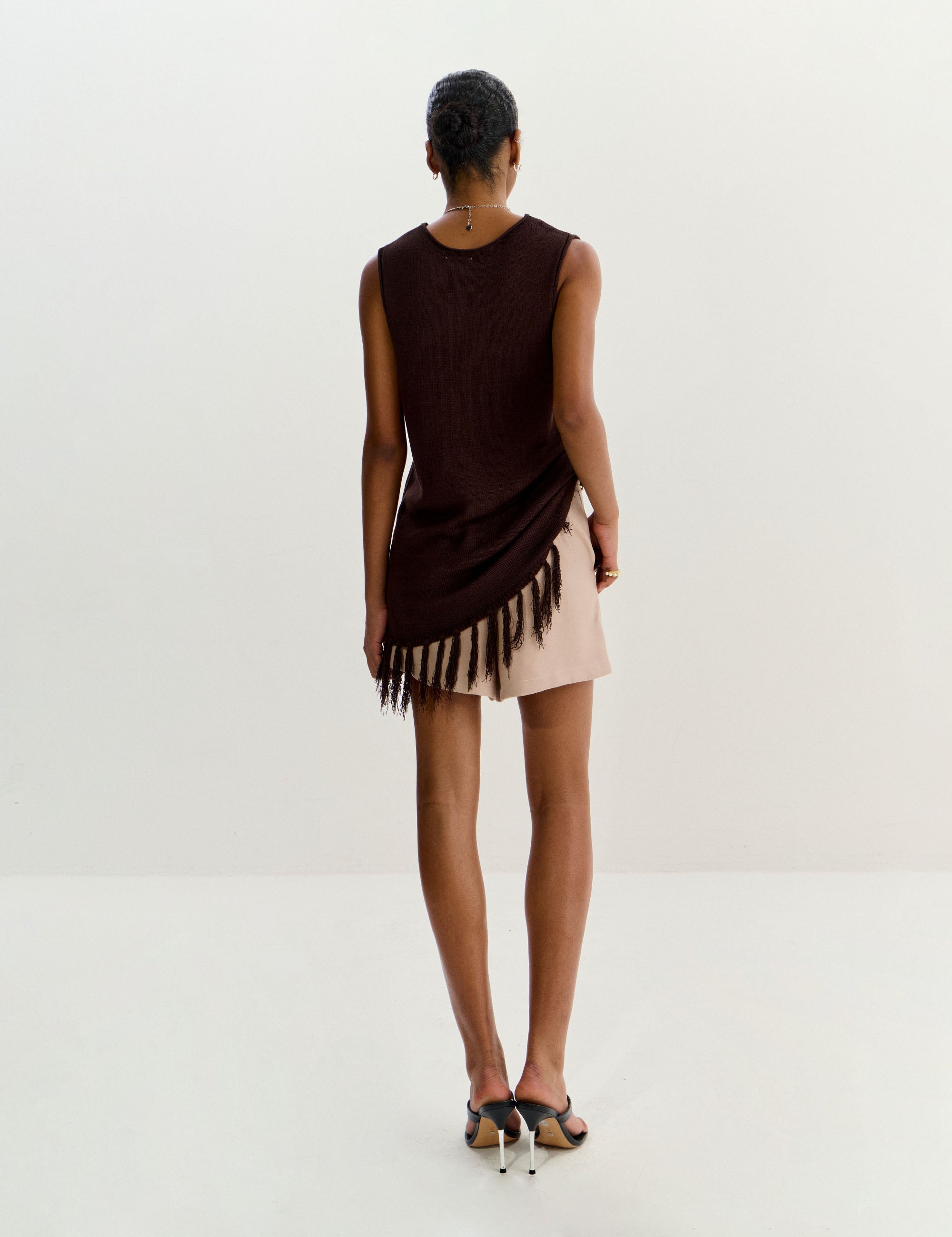 Blusa Maite Tricot Marrom