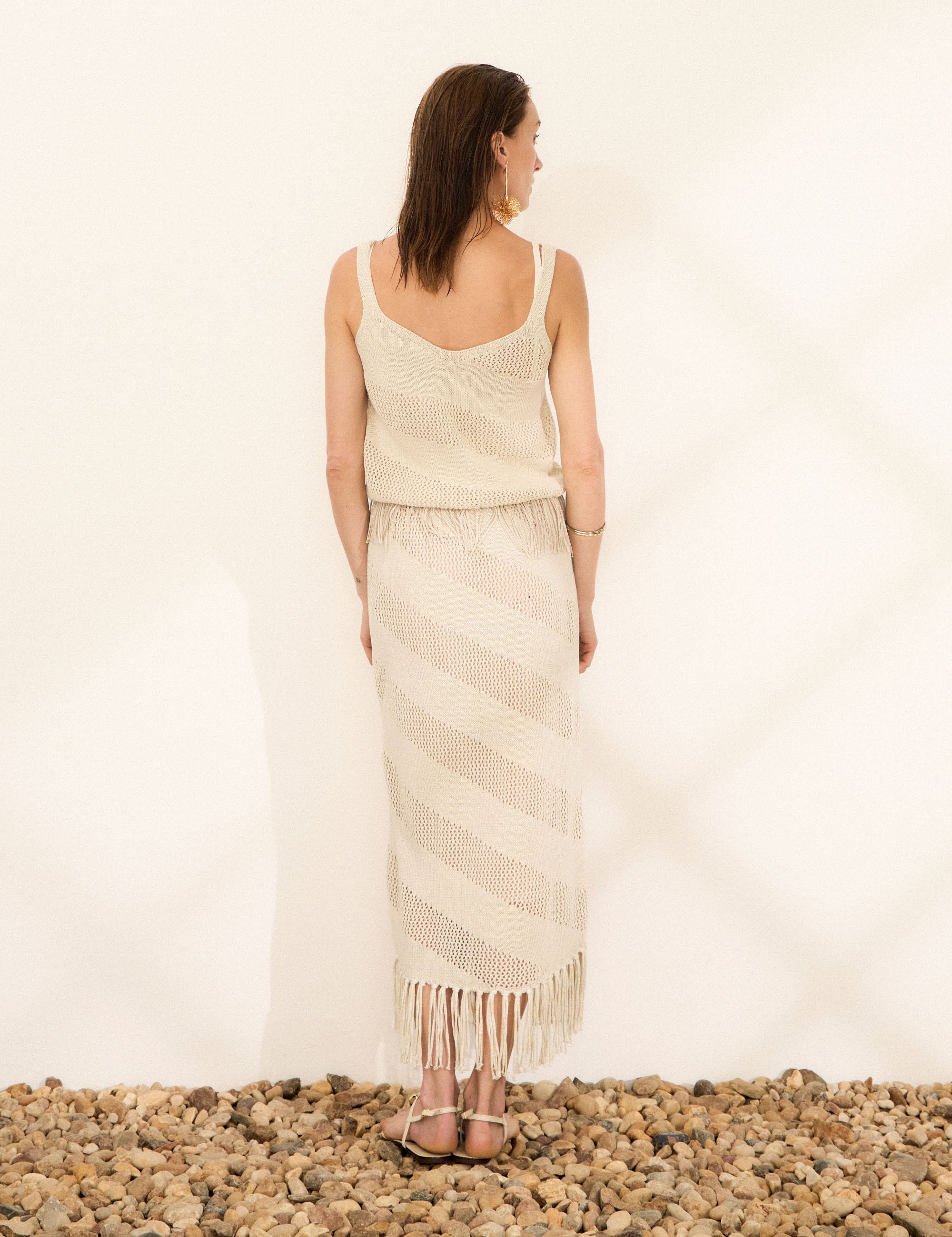 Saia Malta Tricot Bege