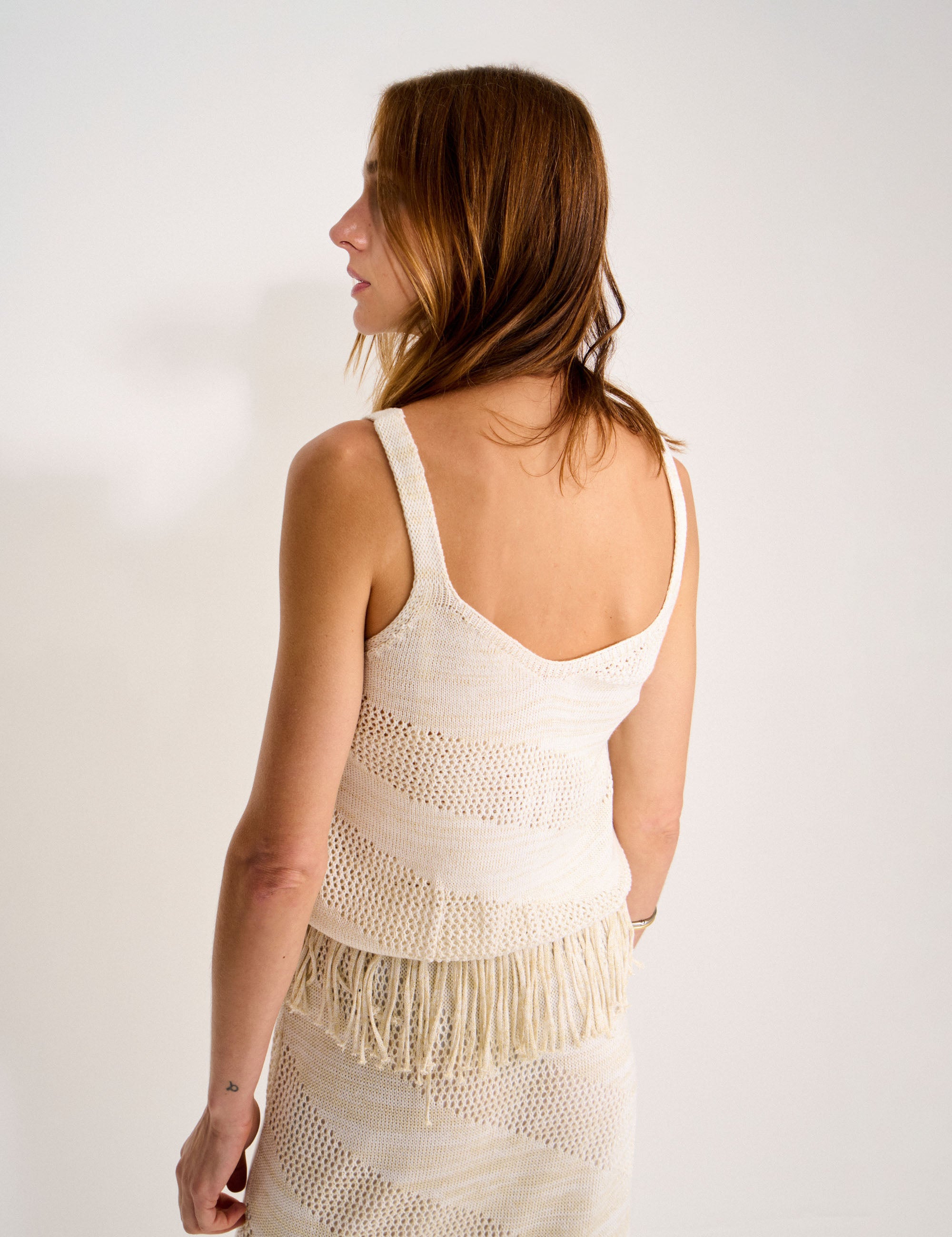 Blusa Malta Tricot Off White