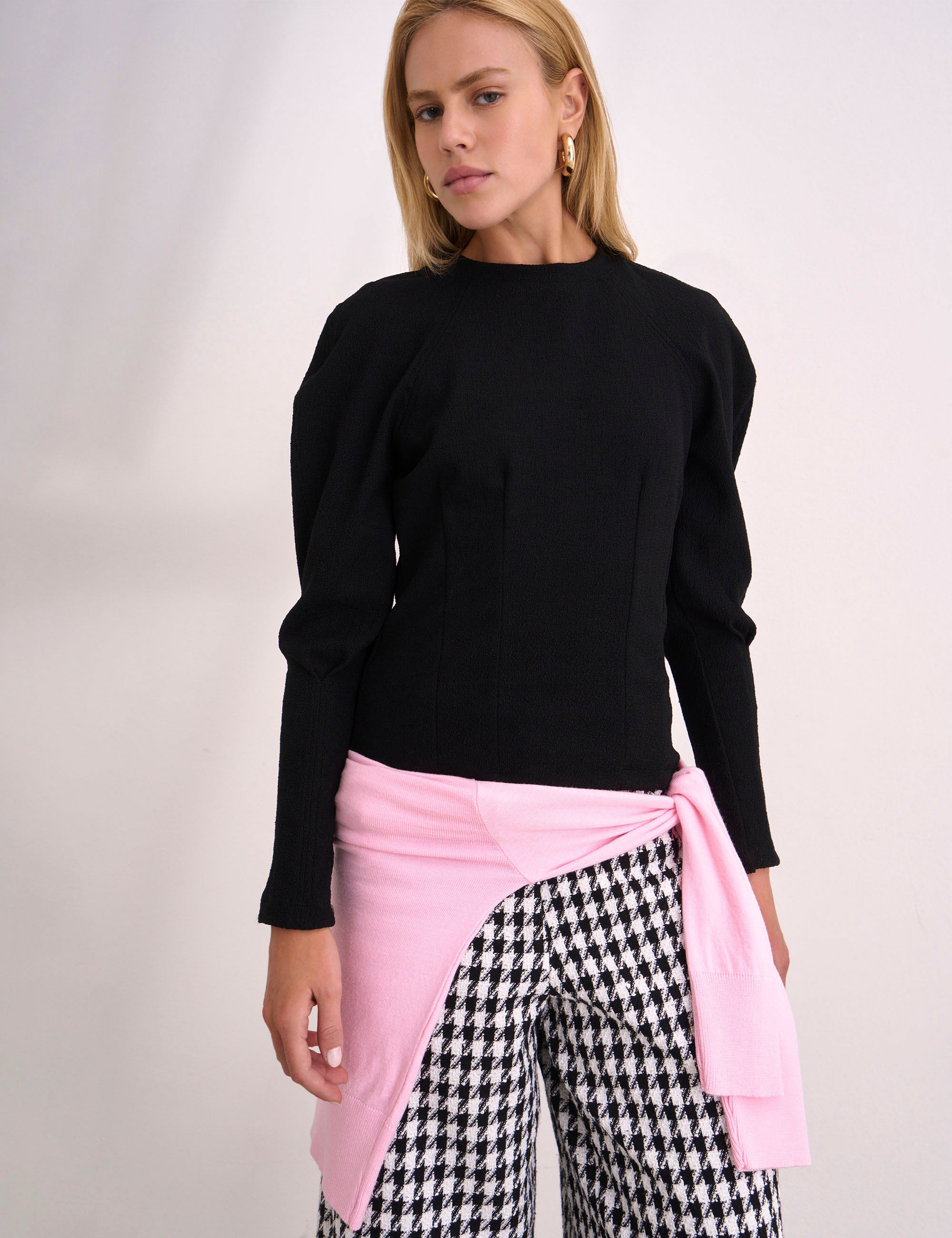 Blusa Manon Tweed Preto