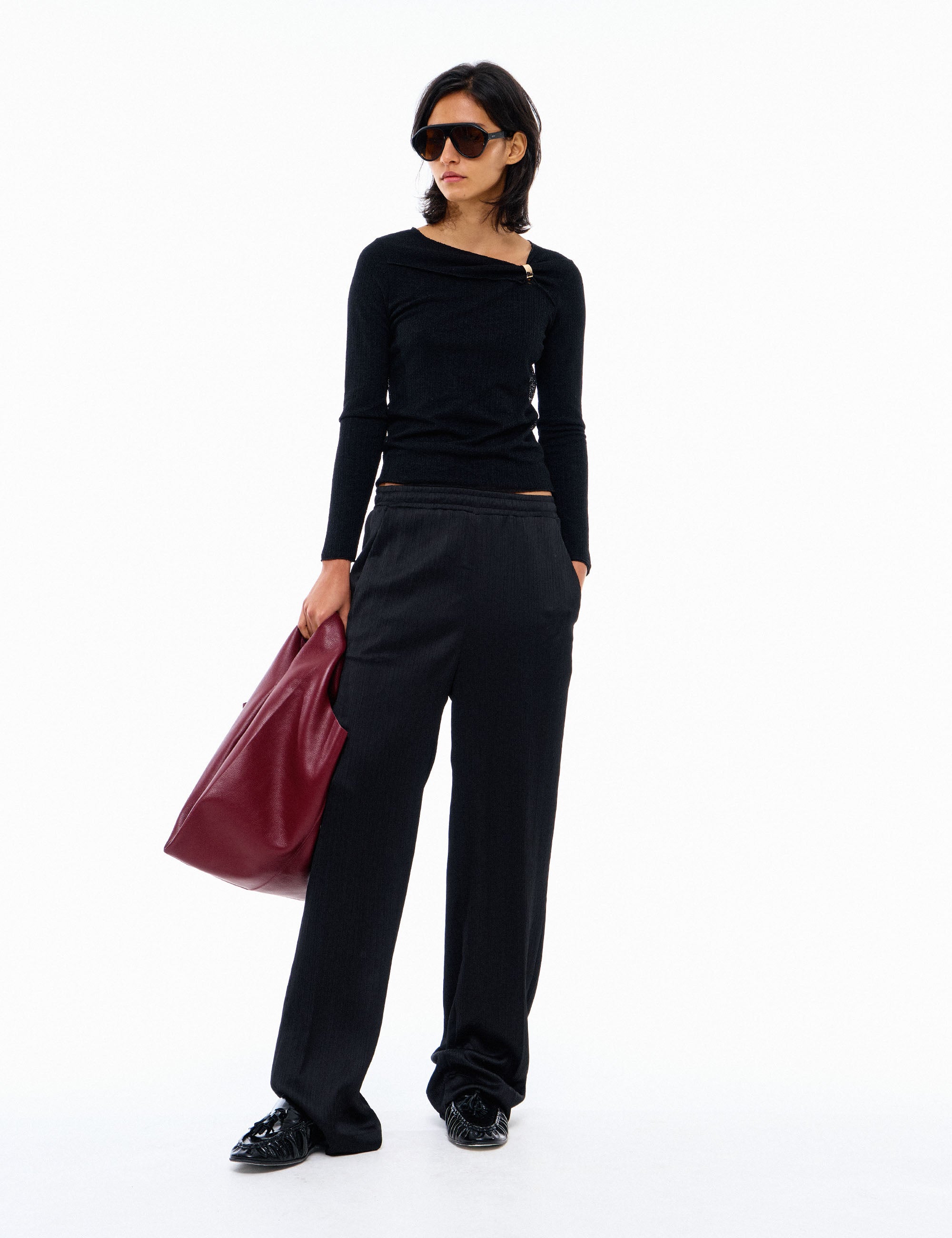 Blusa Mariele Tricot Preto