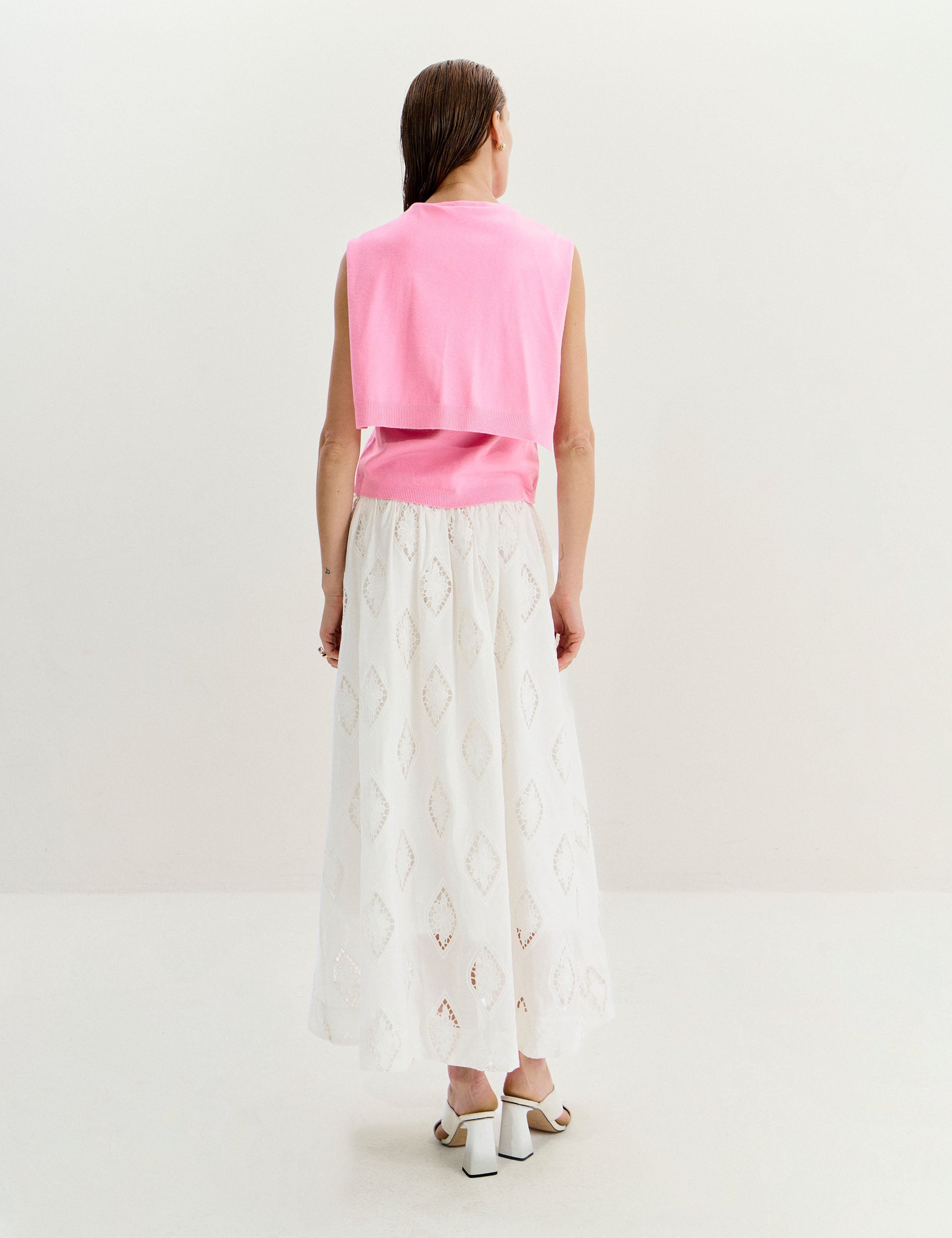 Blusa Pullover Tricot Pink Real