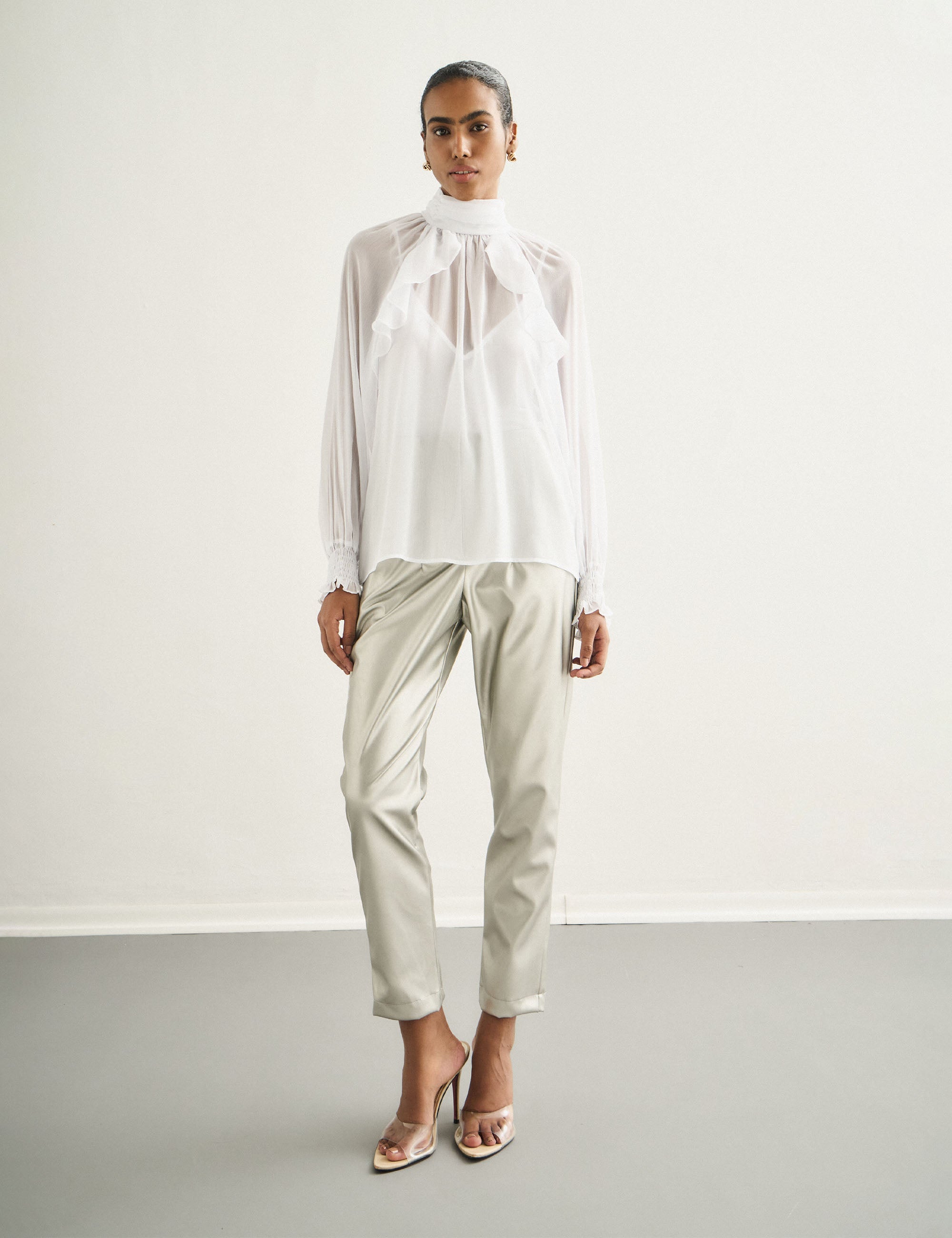 Blusa Rose Chiffon Branco