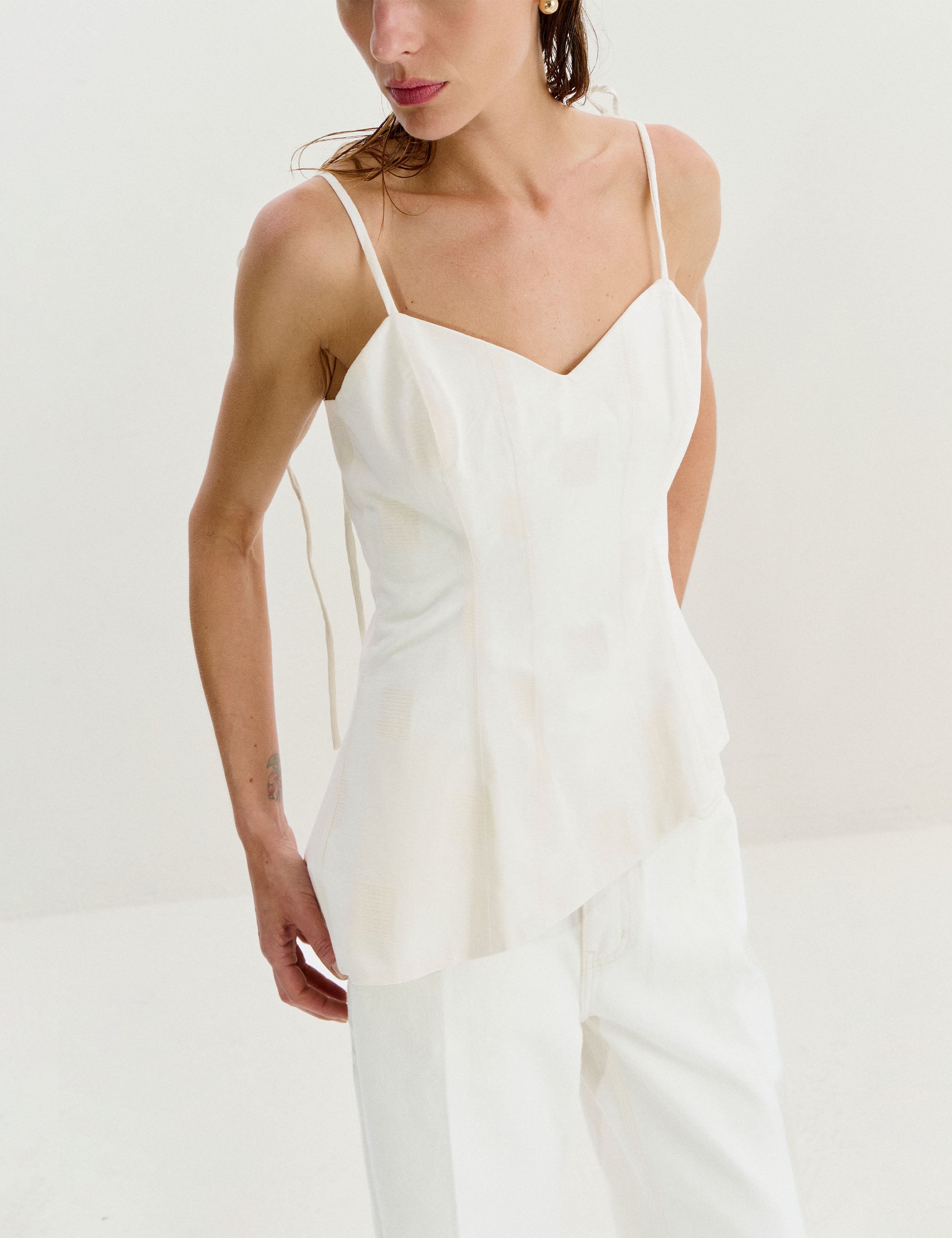 Blusa Silvia Algodão Off White