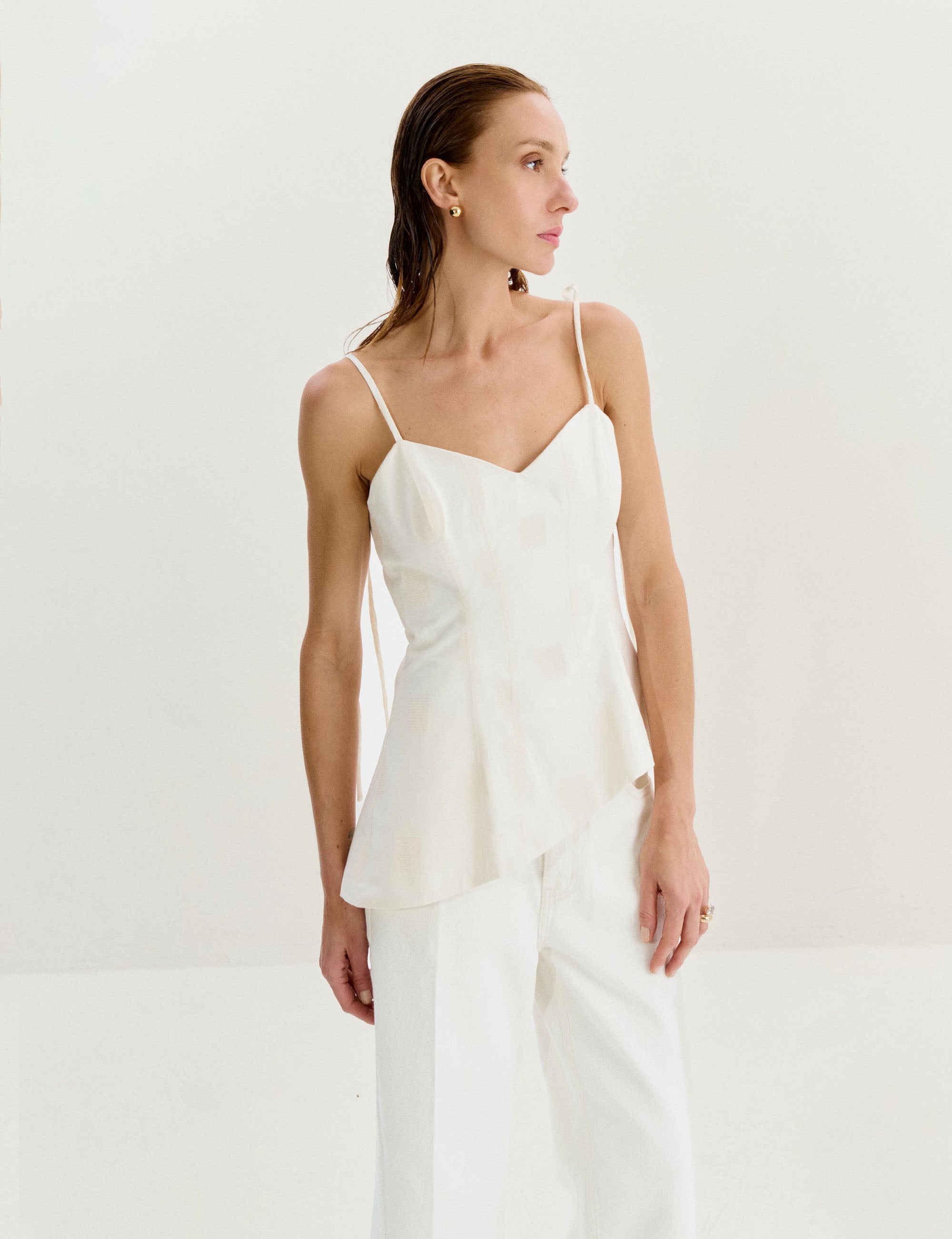 Blusa Silvia Algodão Off White