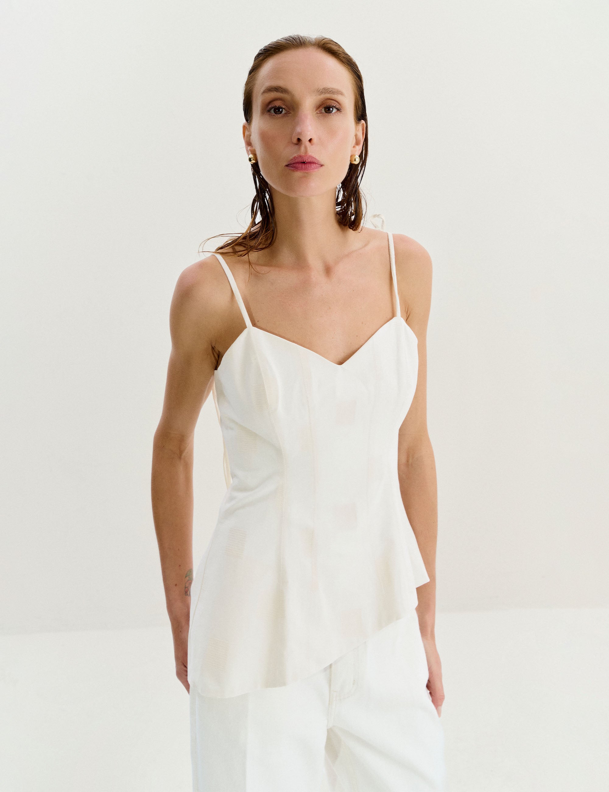 Blusa Silvia Algodão Off White