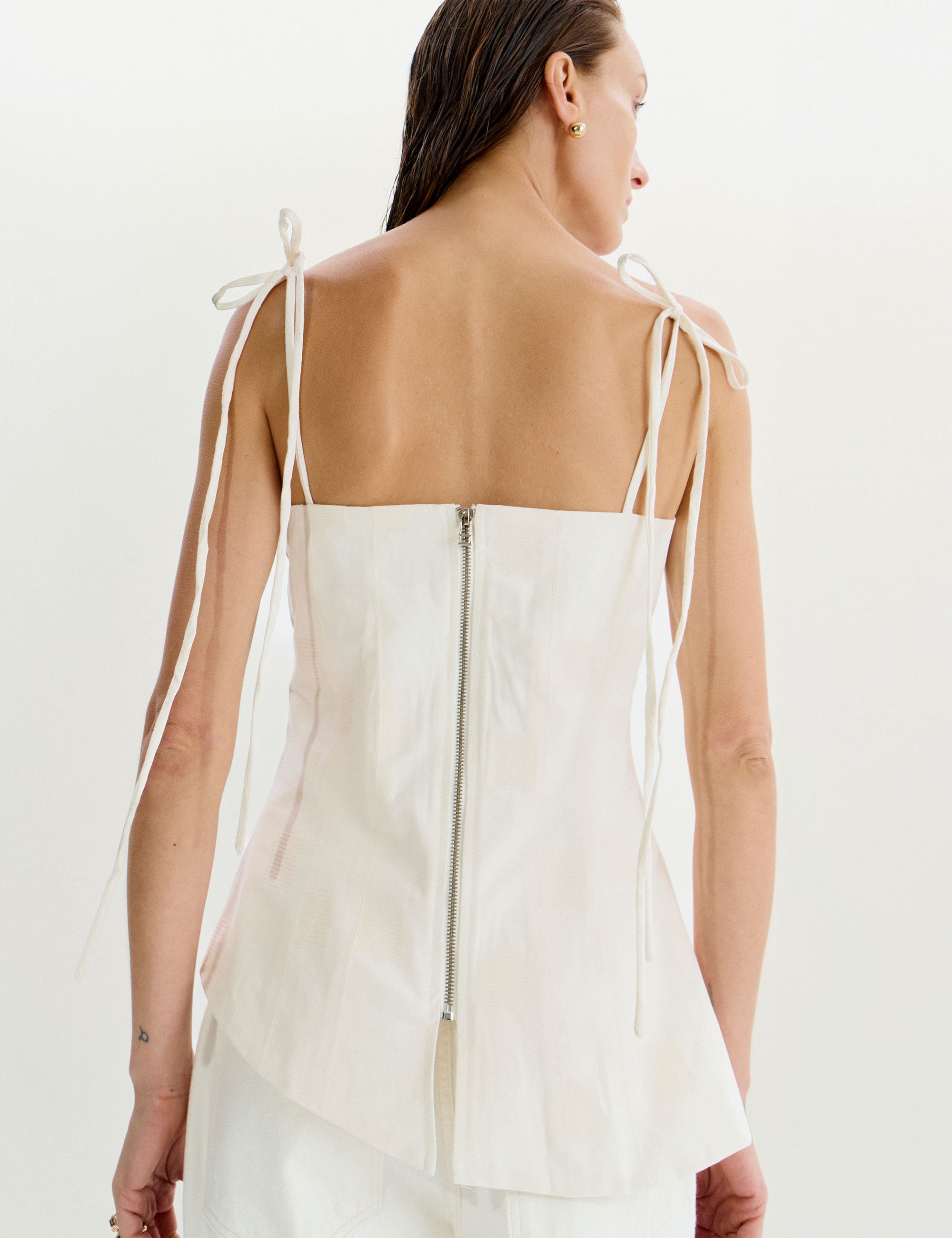 Blusa Silvia Algodão Off White