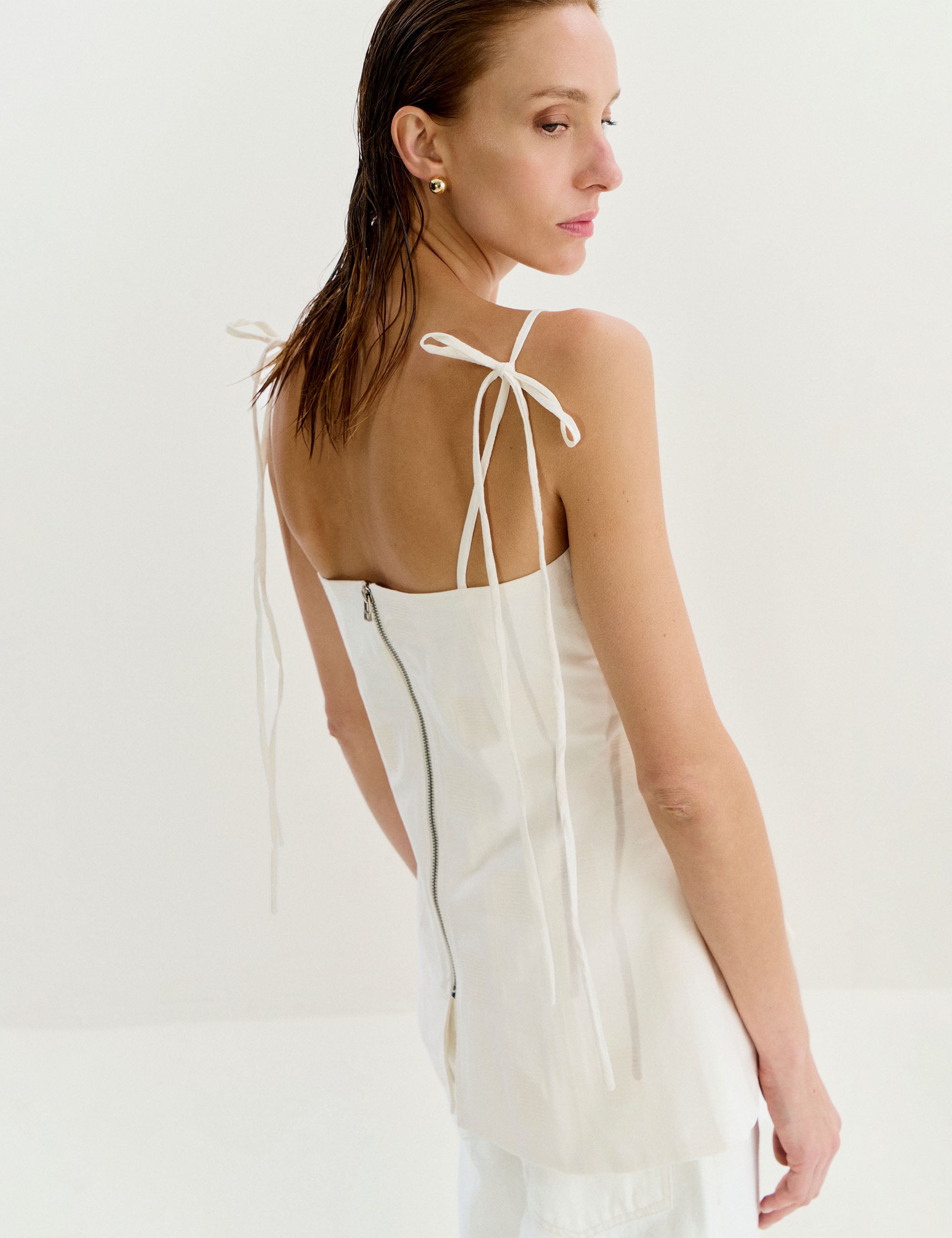 Blusa Silvia Algodão Off White