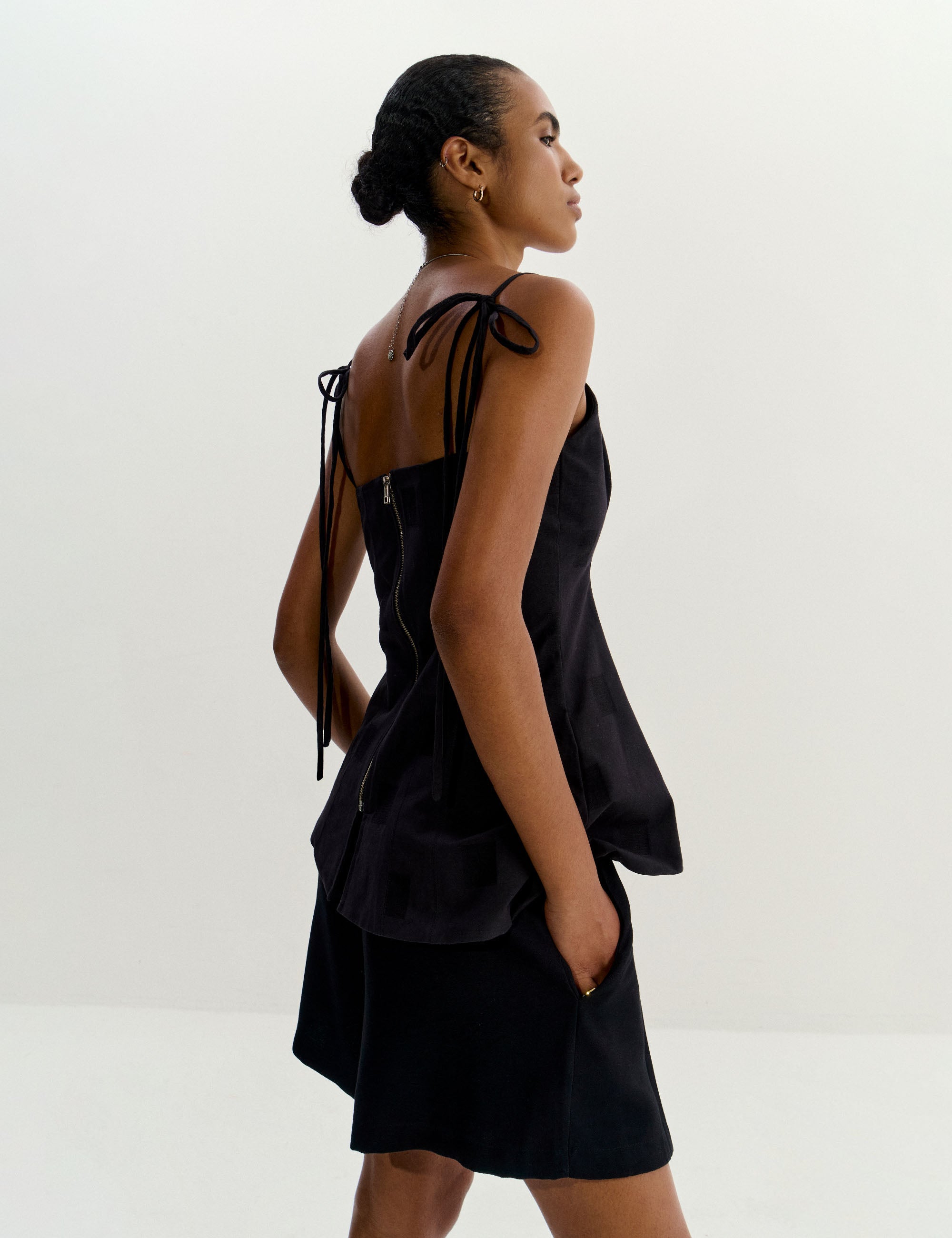 Blusa Silvia Algodão Preto