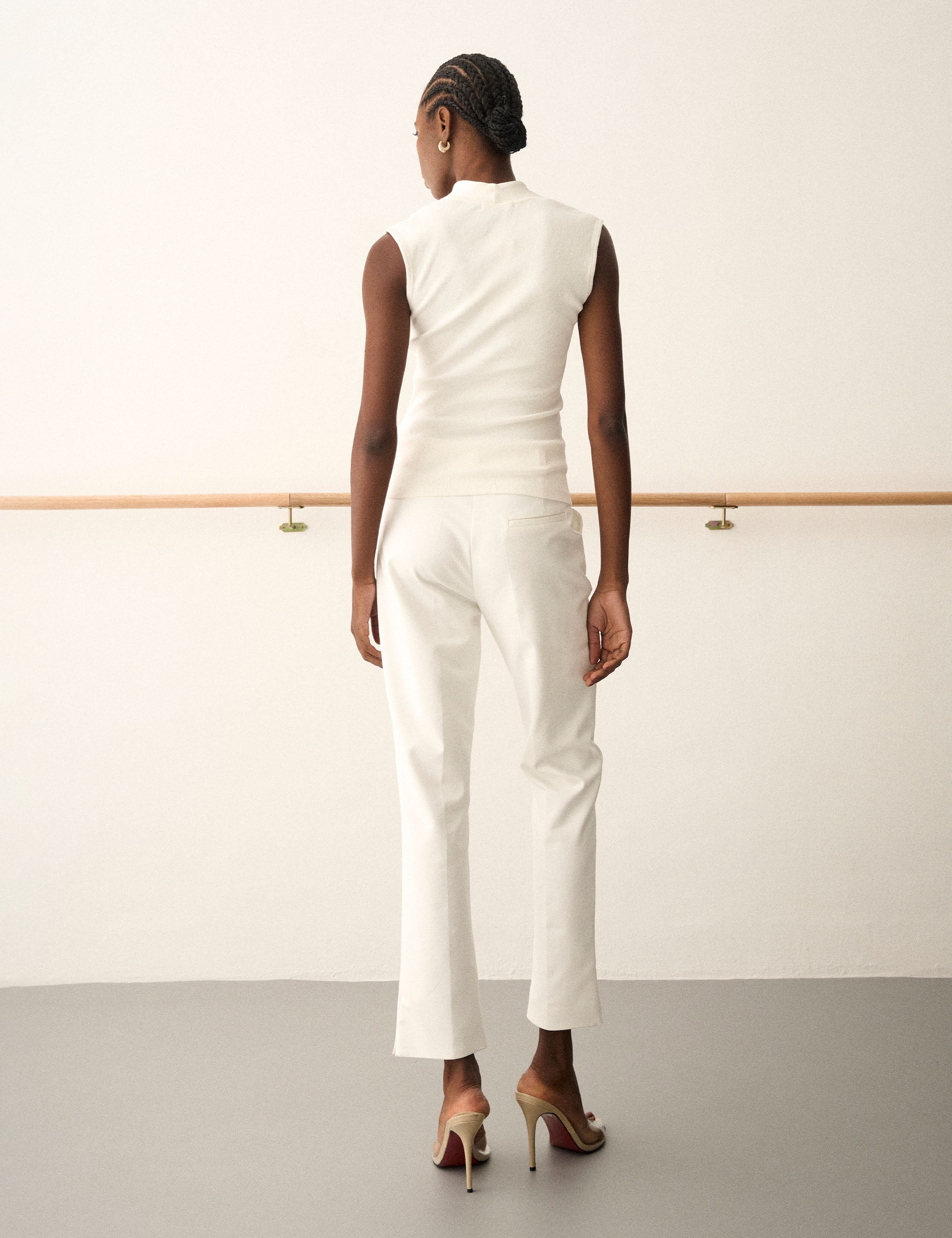Calça Cintia Alfaiataria Off White