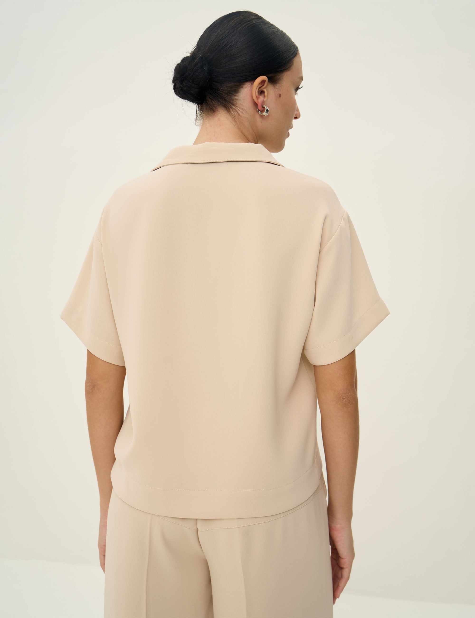 Blusa Talita Crepe Pérola