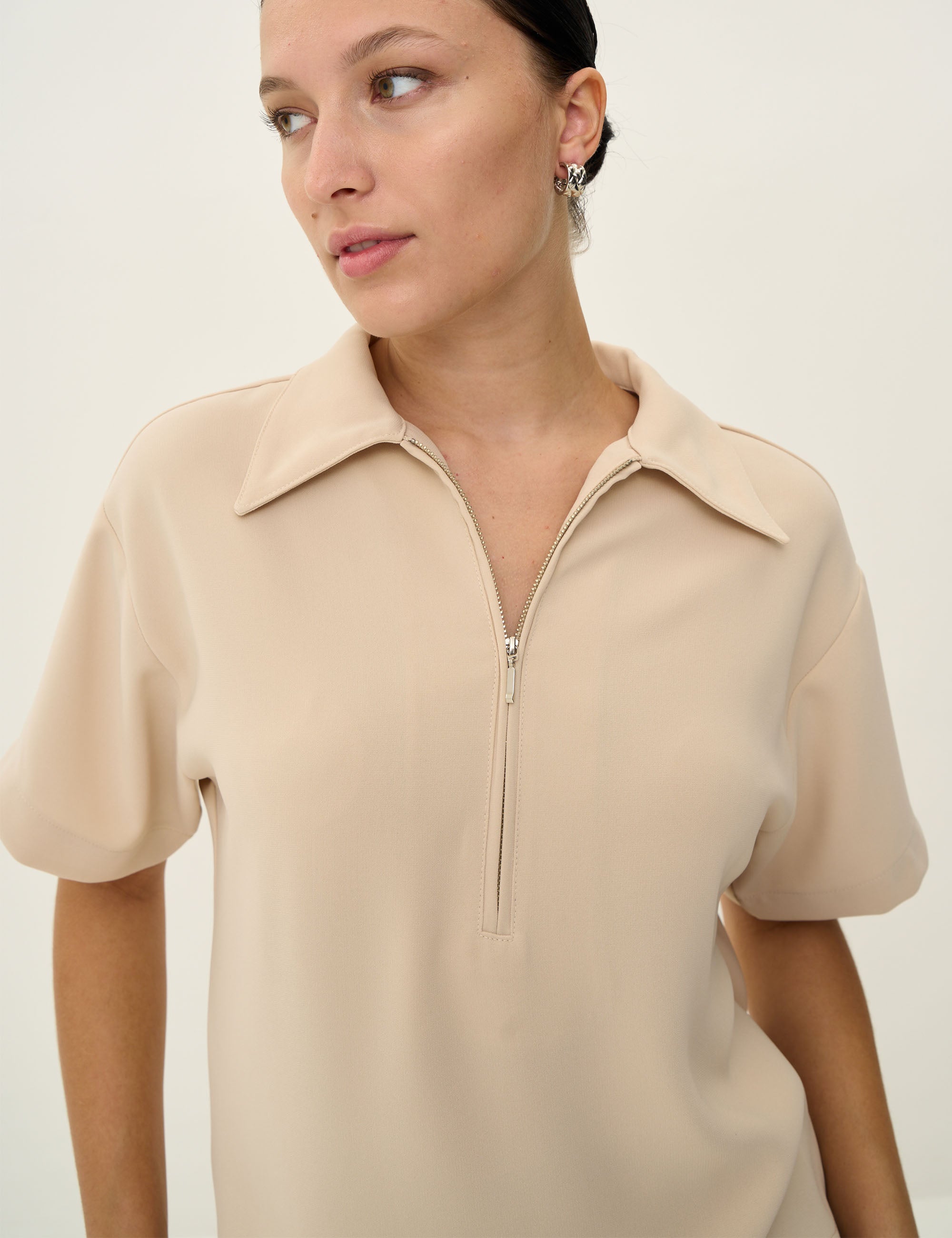 Blusa Talita Crepe Pérola