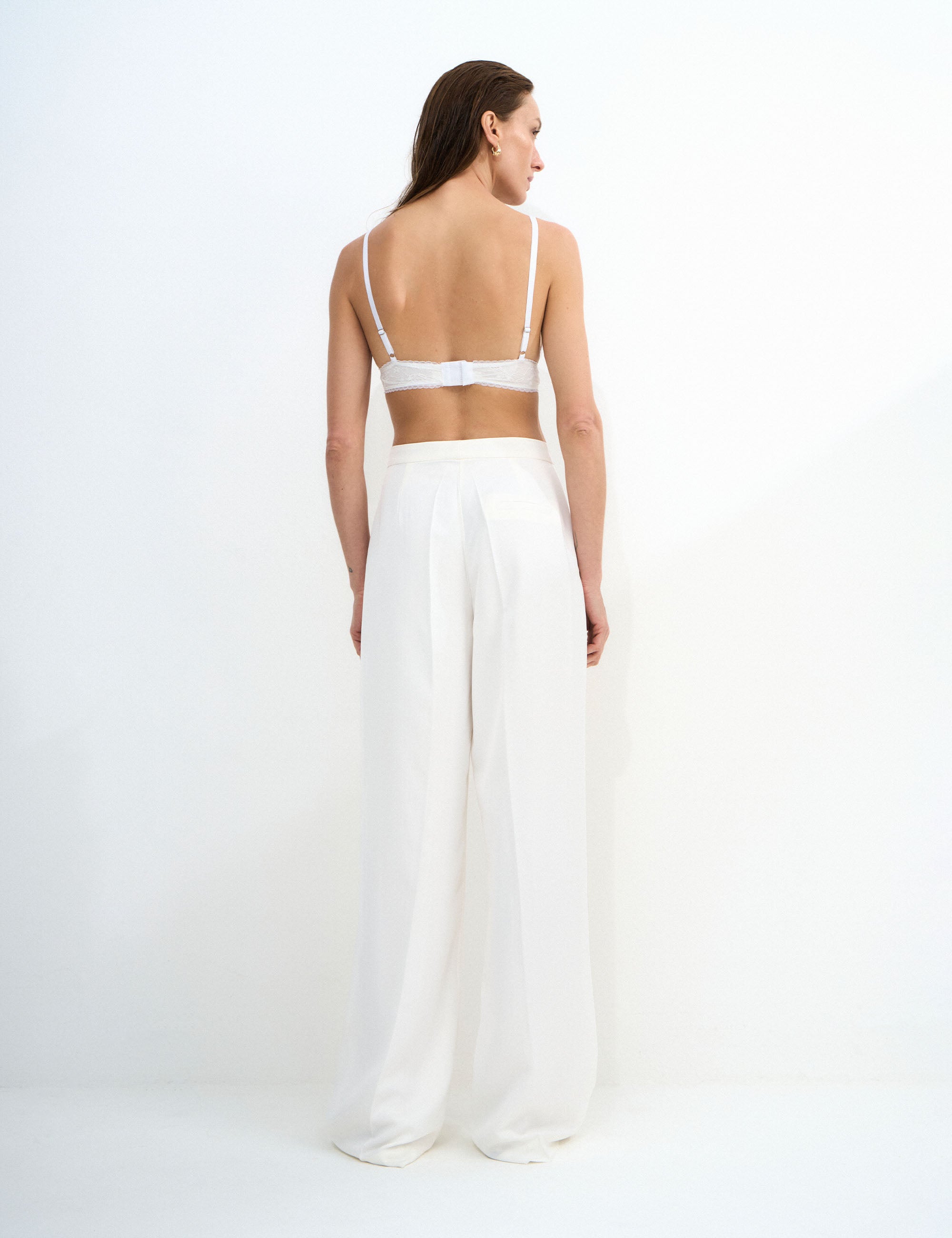 Calça Ana Alice Alfaiataria Off White