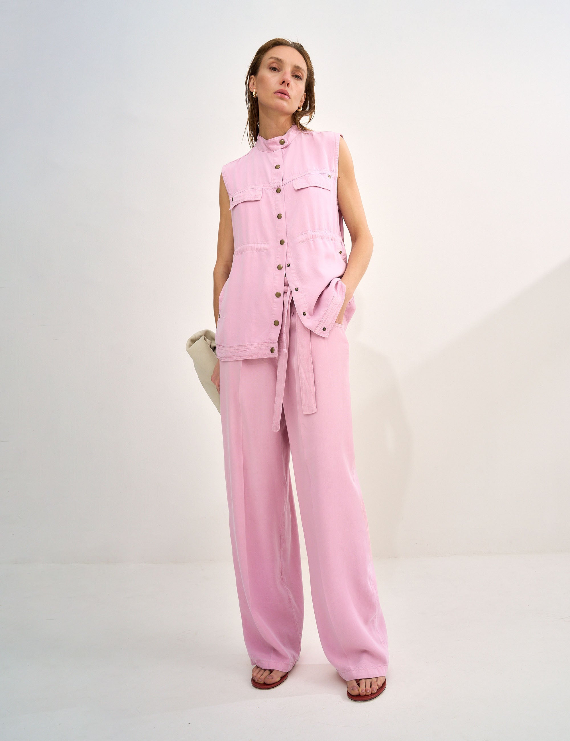 Calça Ava Liocel Rosa