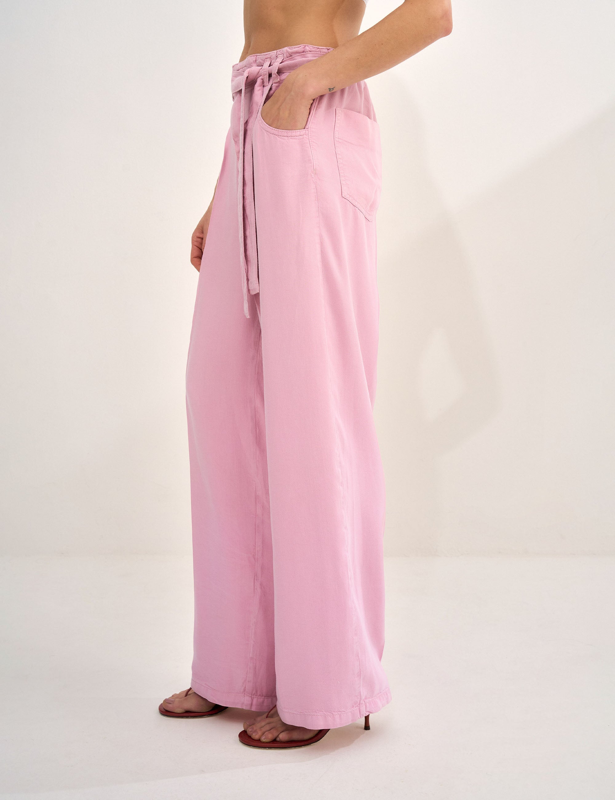 Calça Ava Liocel Rosa