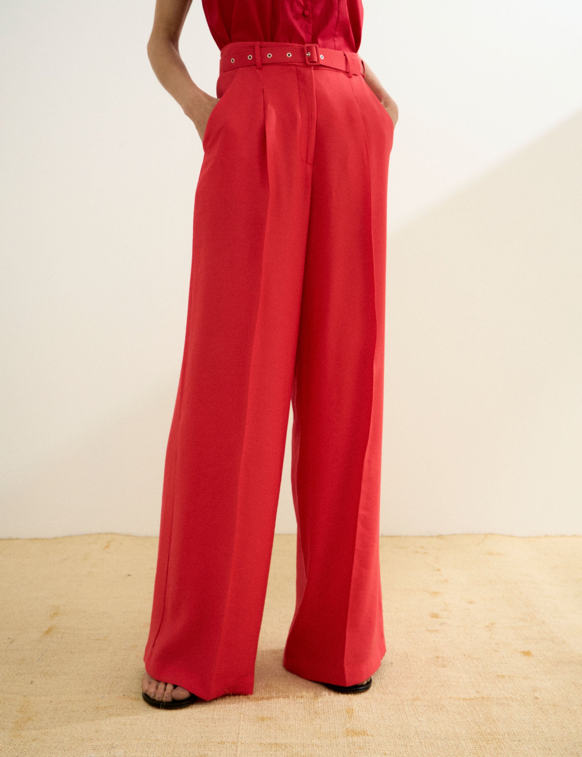 Calça Natalia Liocel Vermelho