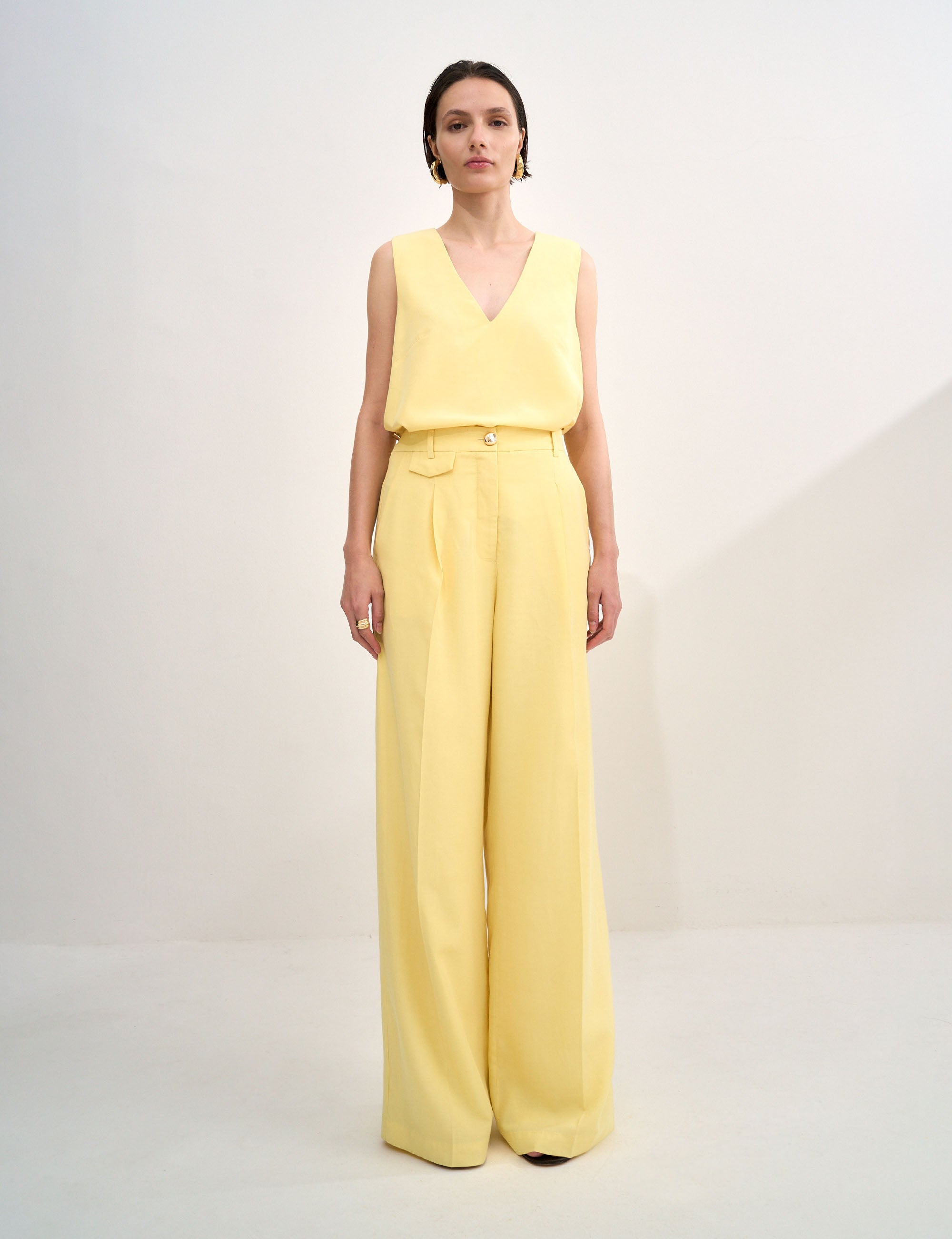 Calça Bianca Liocel Amarelo