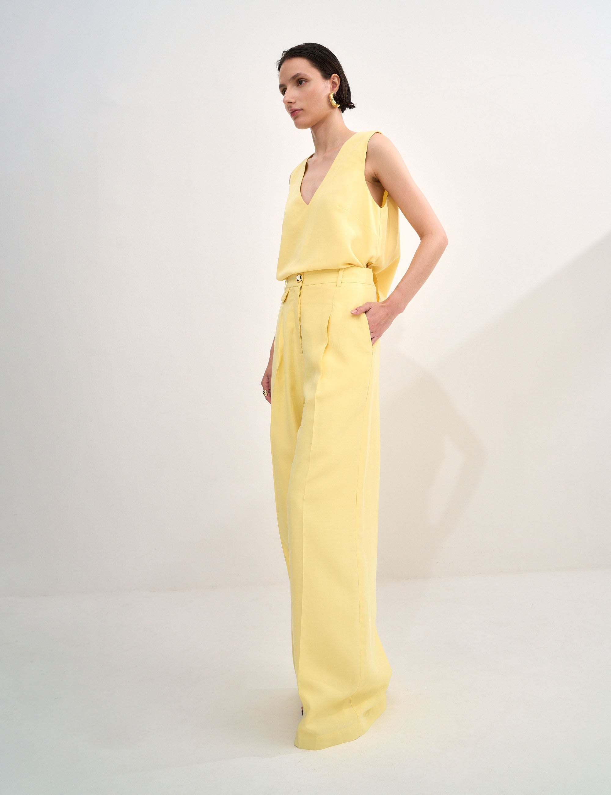 Calça Bianca Liocel Amarelo