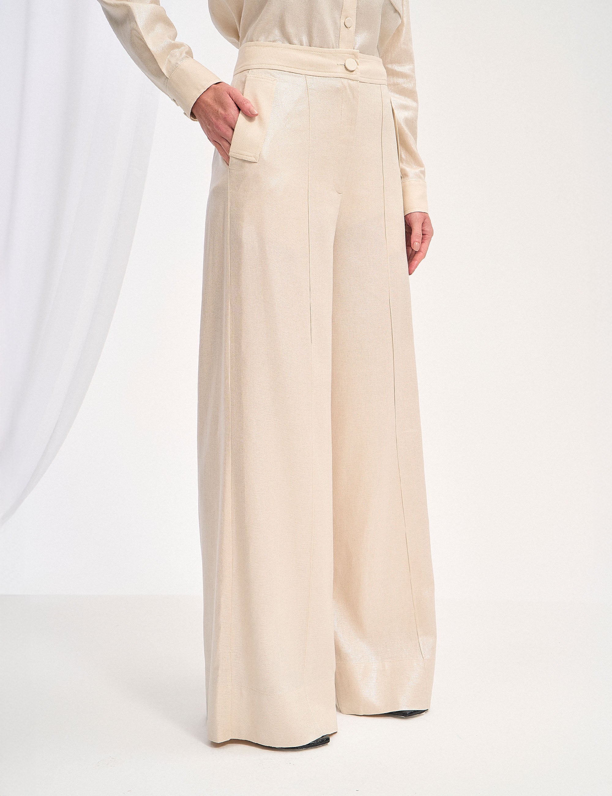 Calça Ella Cargo Pérola