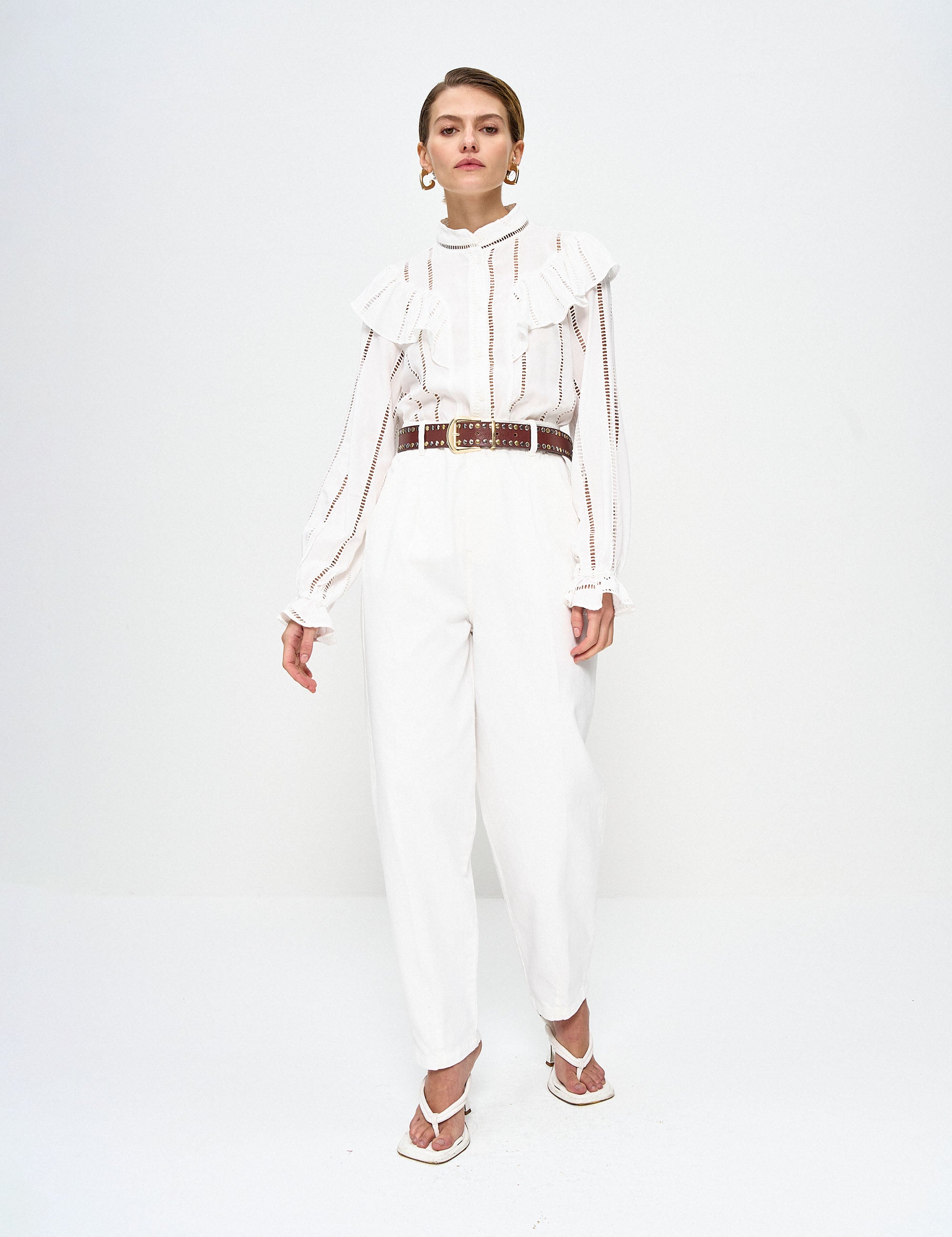 Calça Isabel Clochard Off White