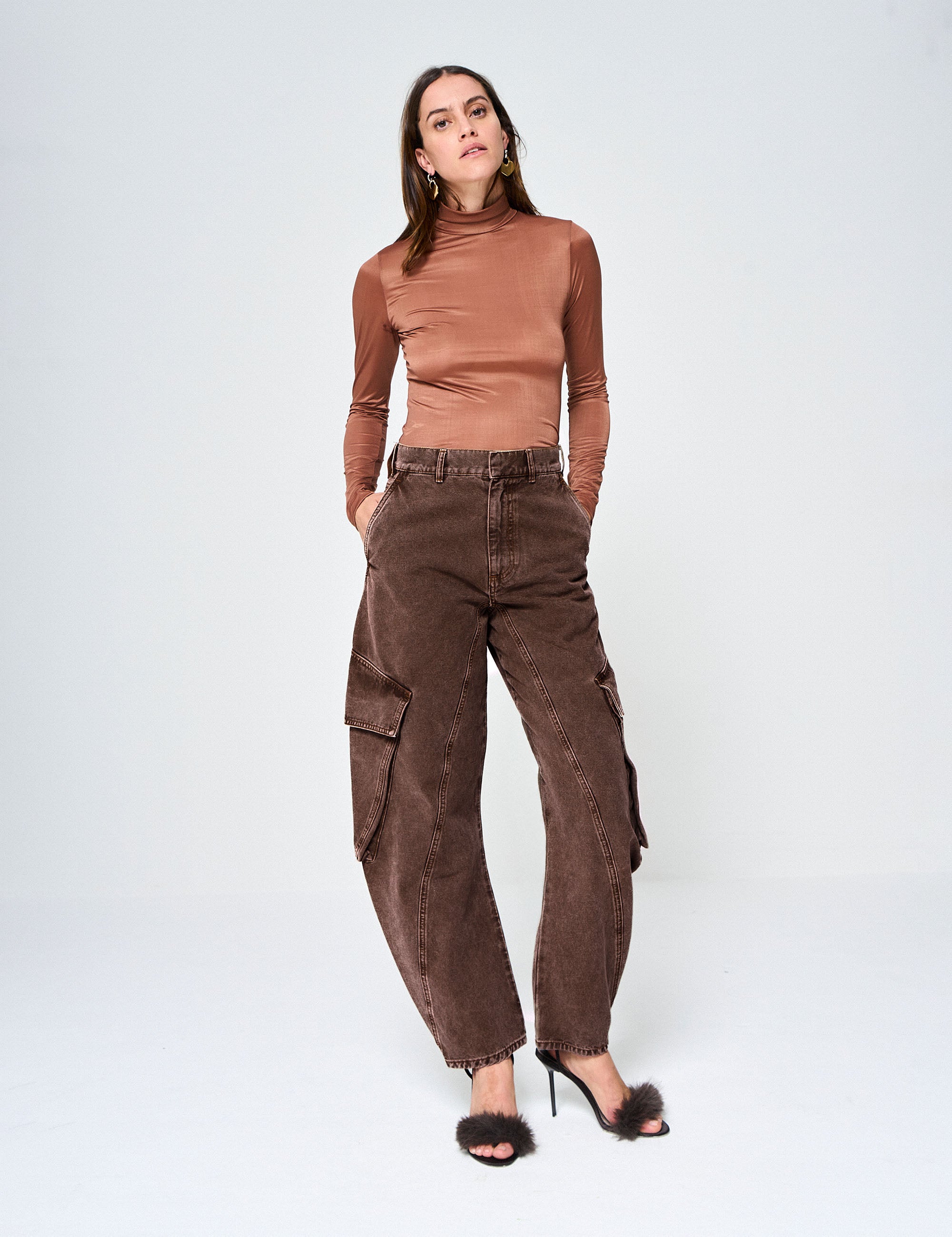 Calça Coney Marrom Estonado