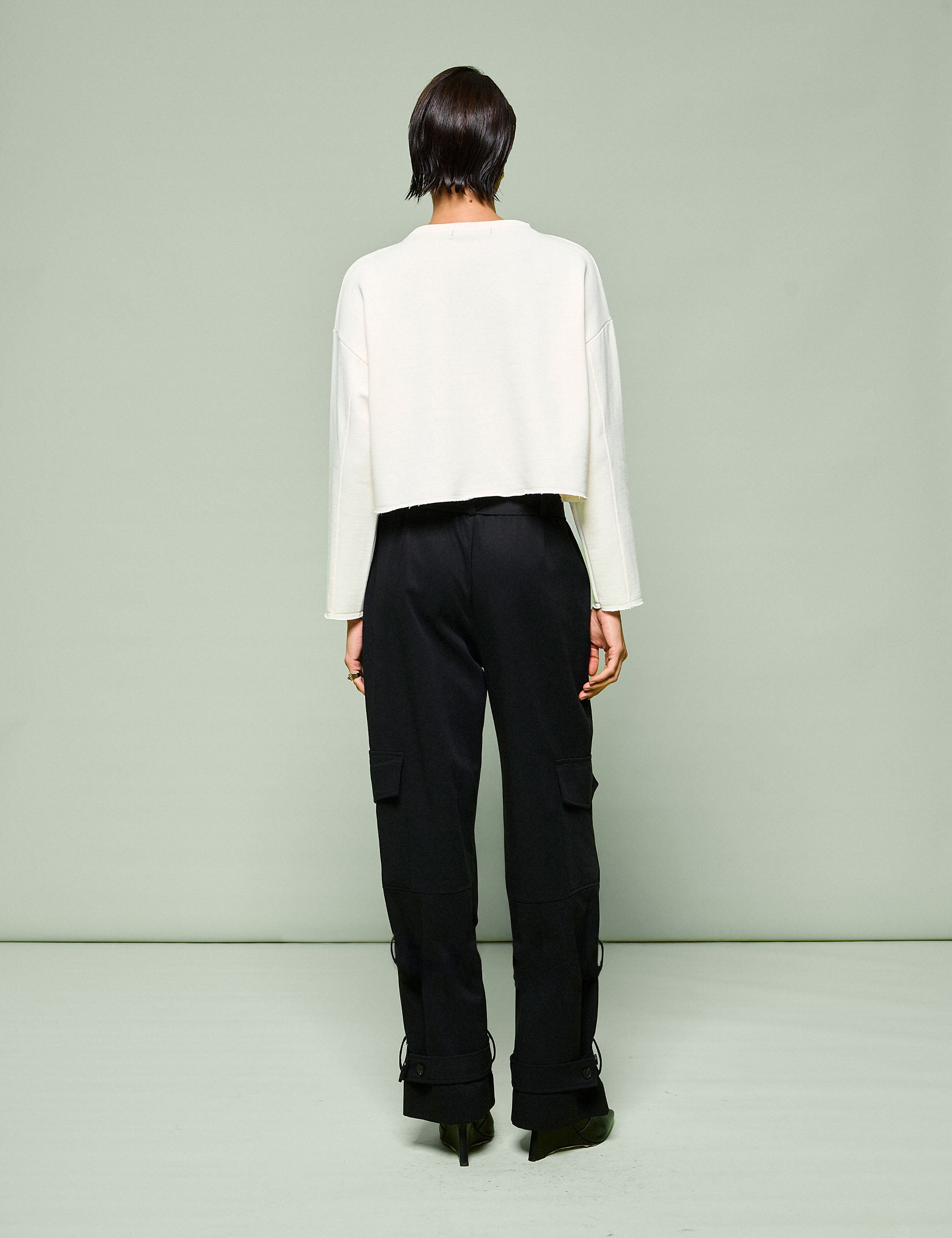 Calça Danielle Maxi Pocket Preto