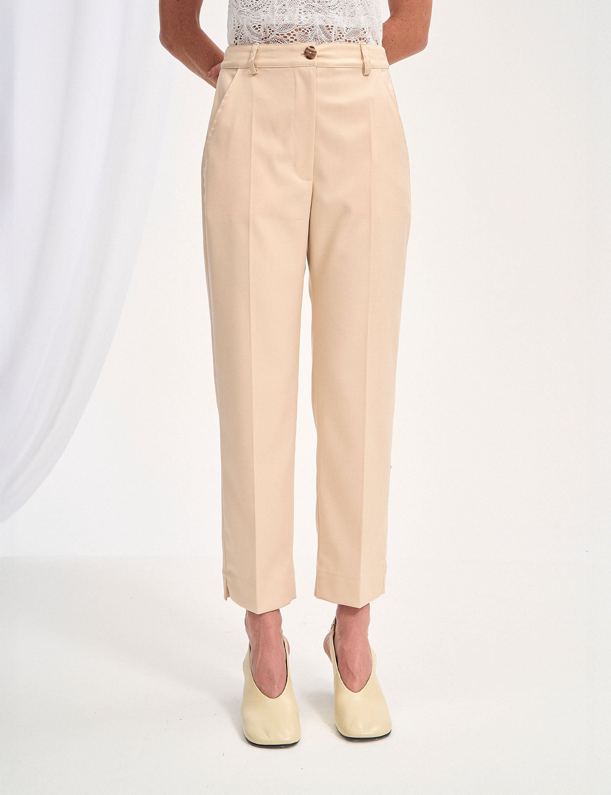 Calça Melaine Alfaiataria Pérola