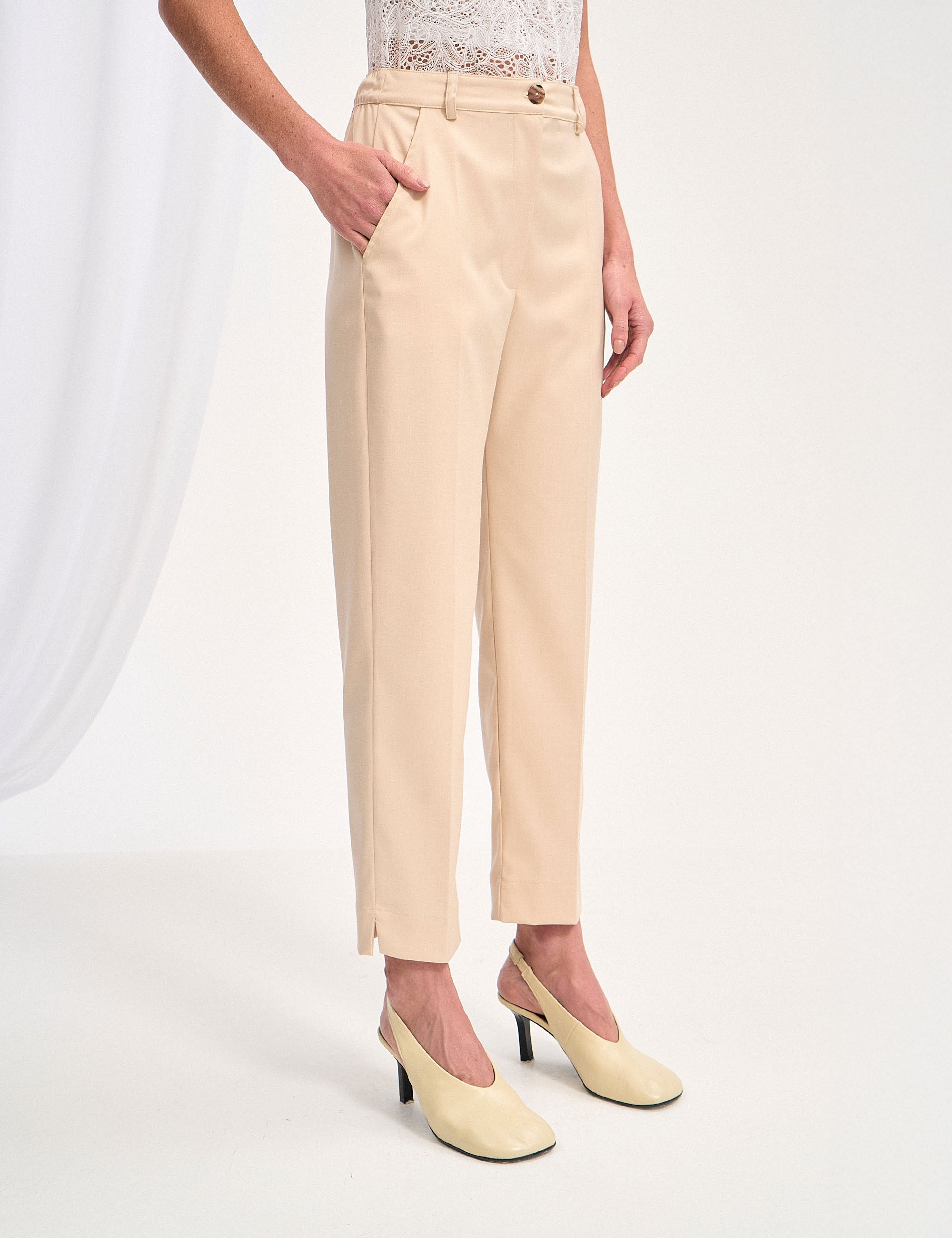 Calça Melaine Alfaiataria Pérola