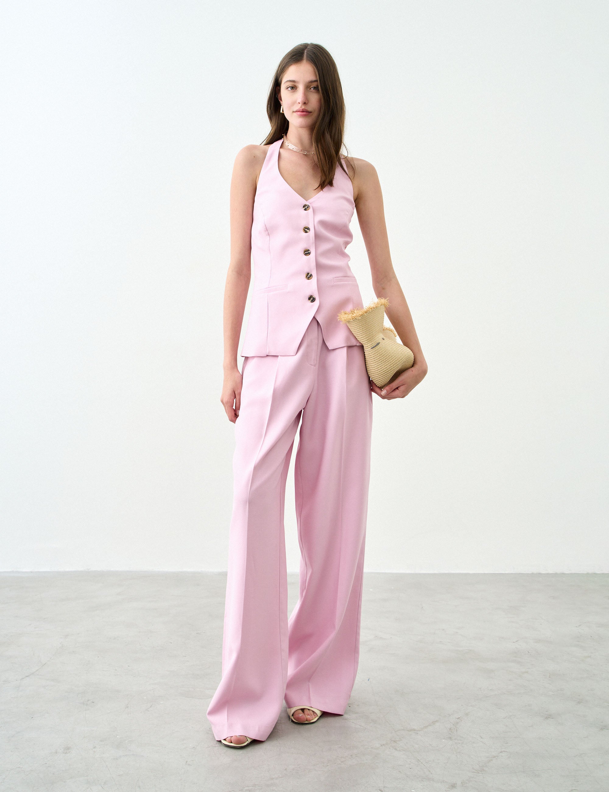 Calça Nayara Sarja Rosa