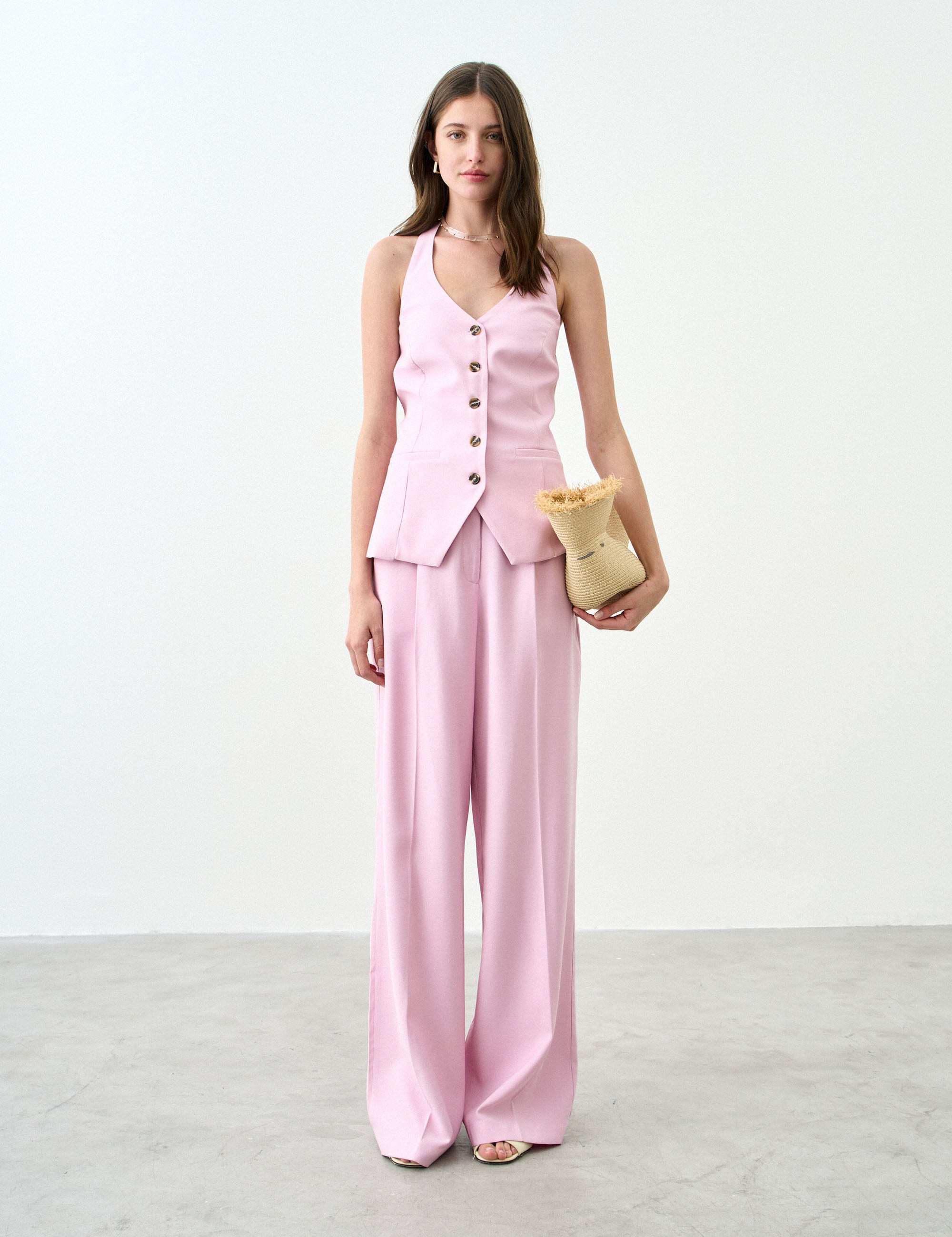 Calça Nayara Sarja Rosa