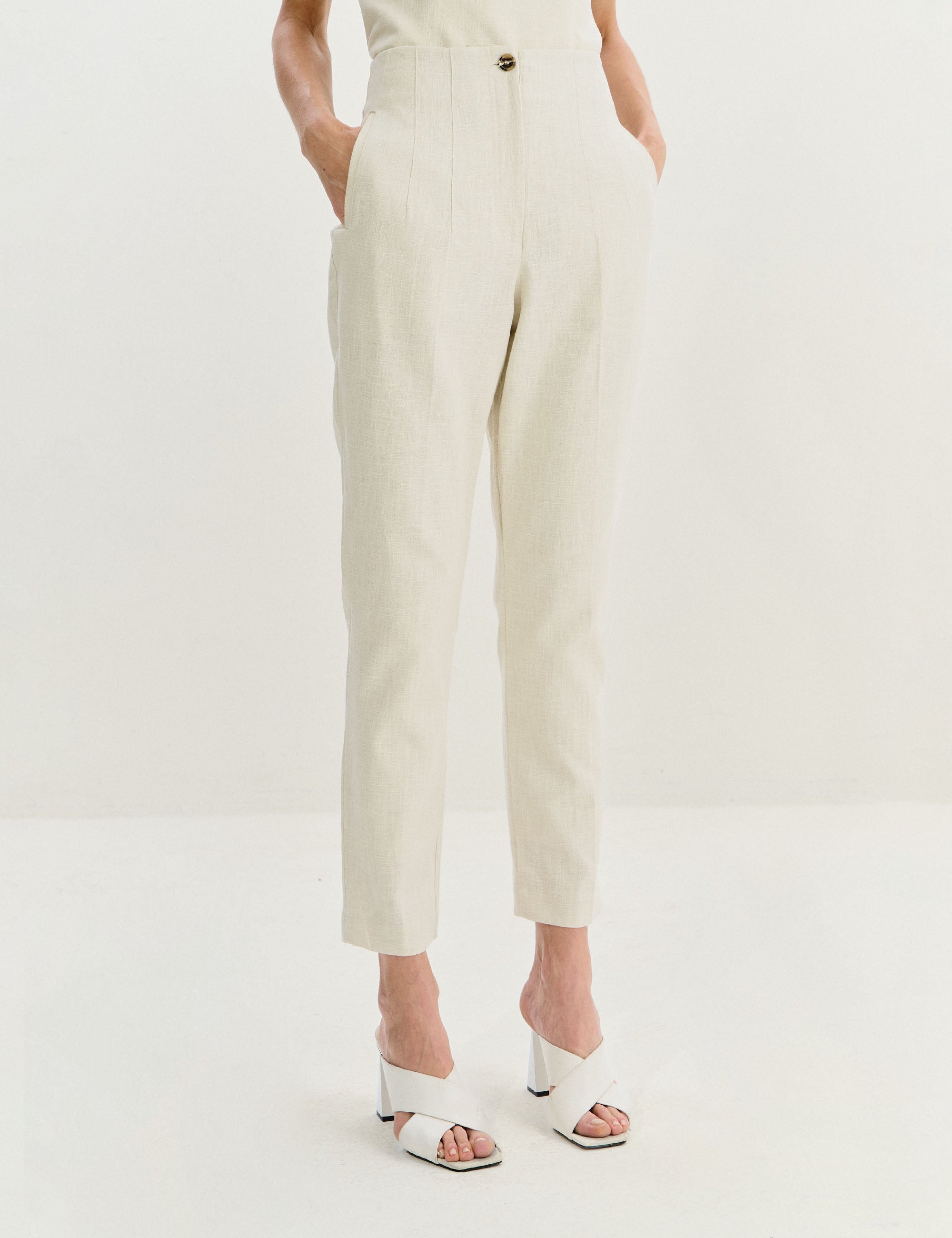 Calça Agatha Rami Areia