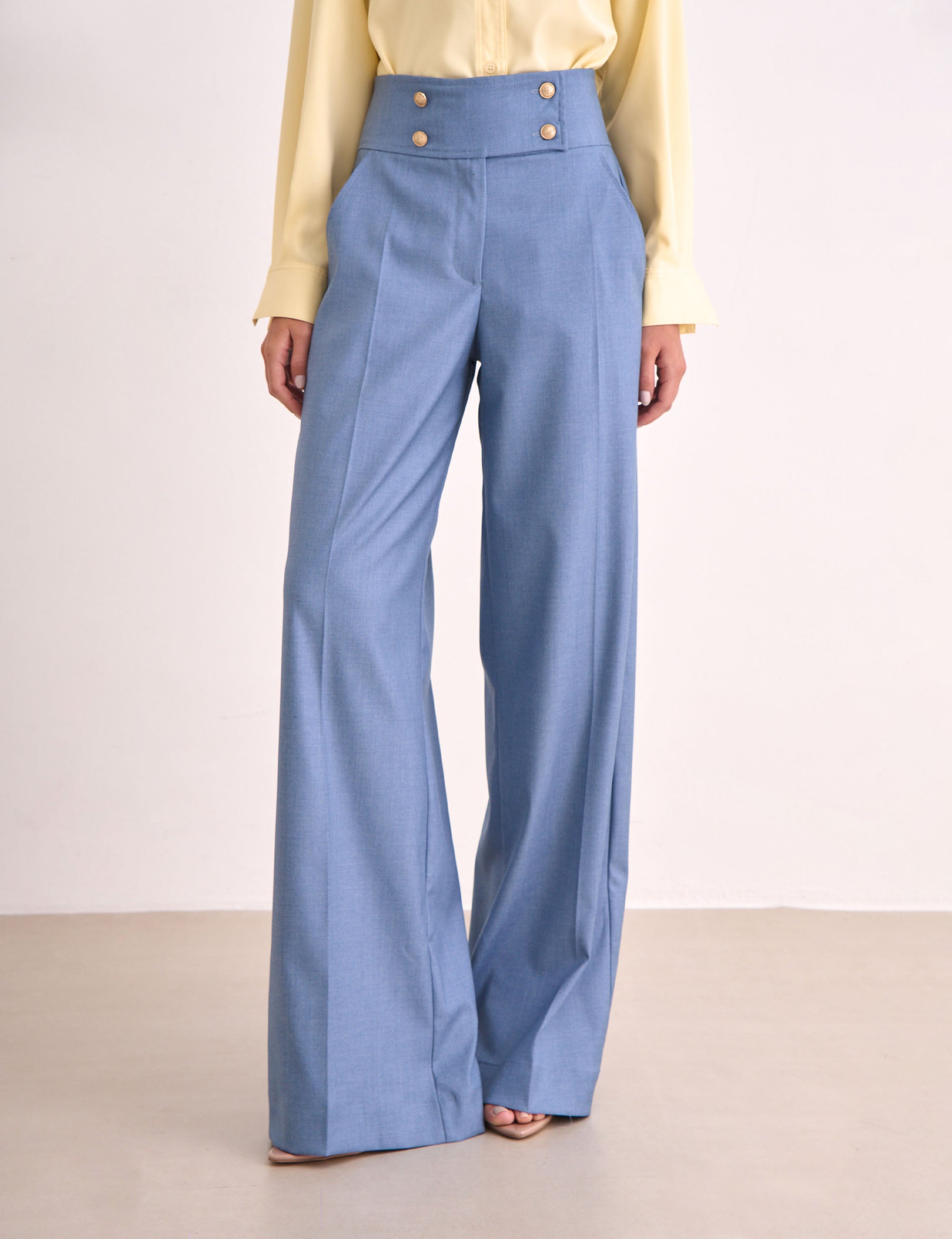 Calça Alice Alfaiataria Azul