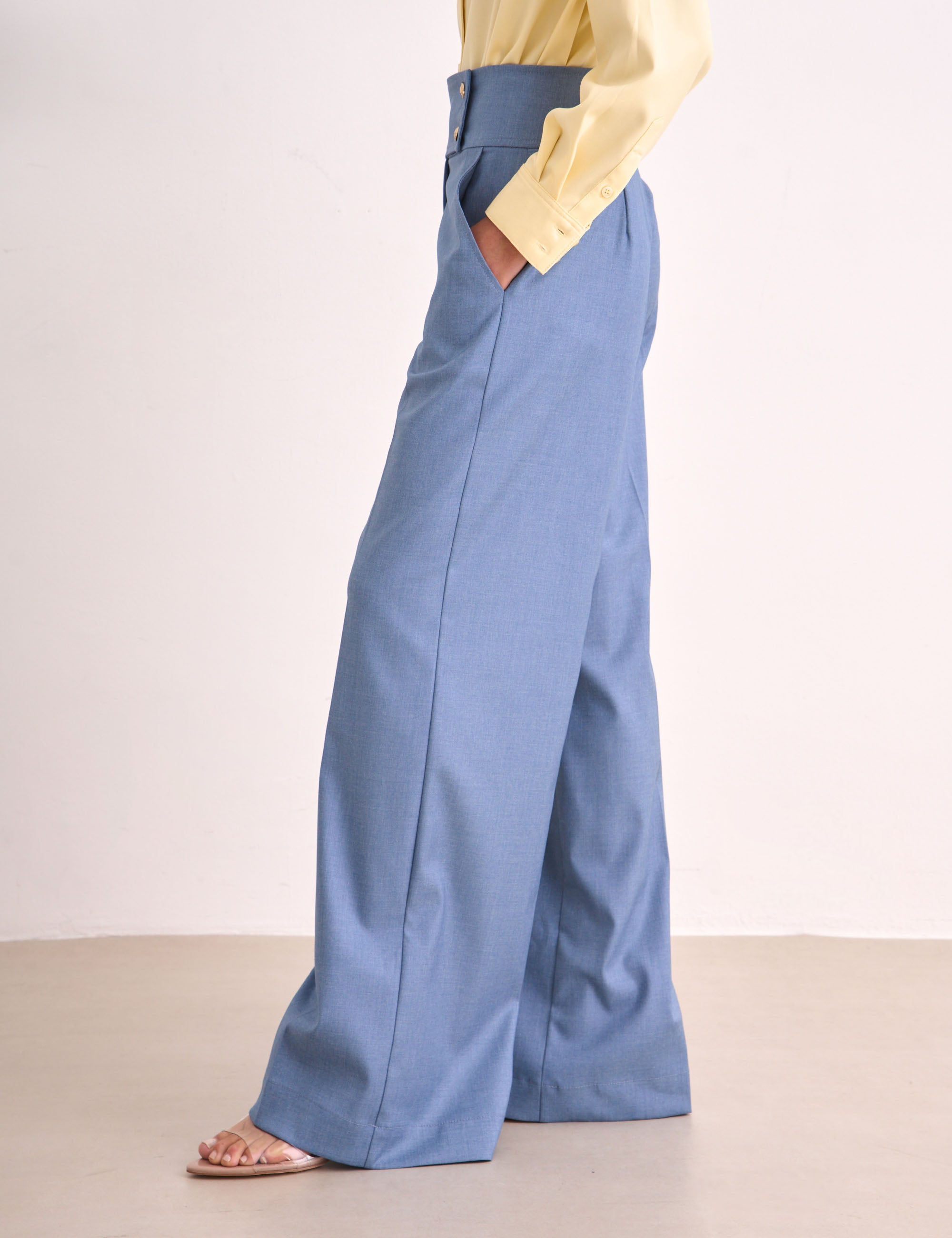 Calça Alice Alfaiataria Azul