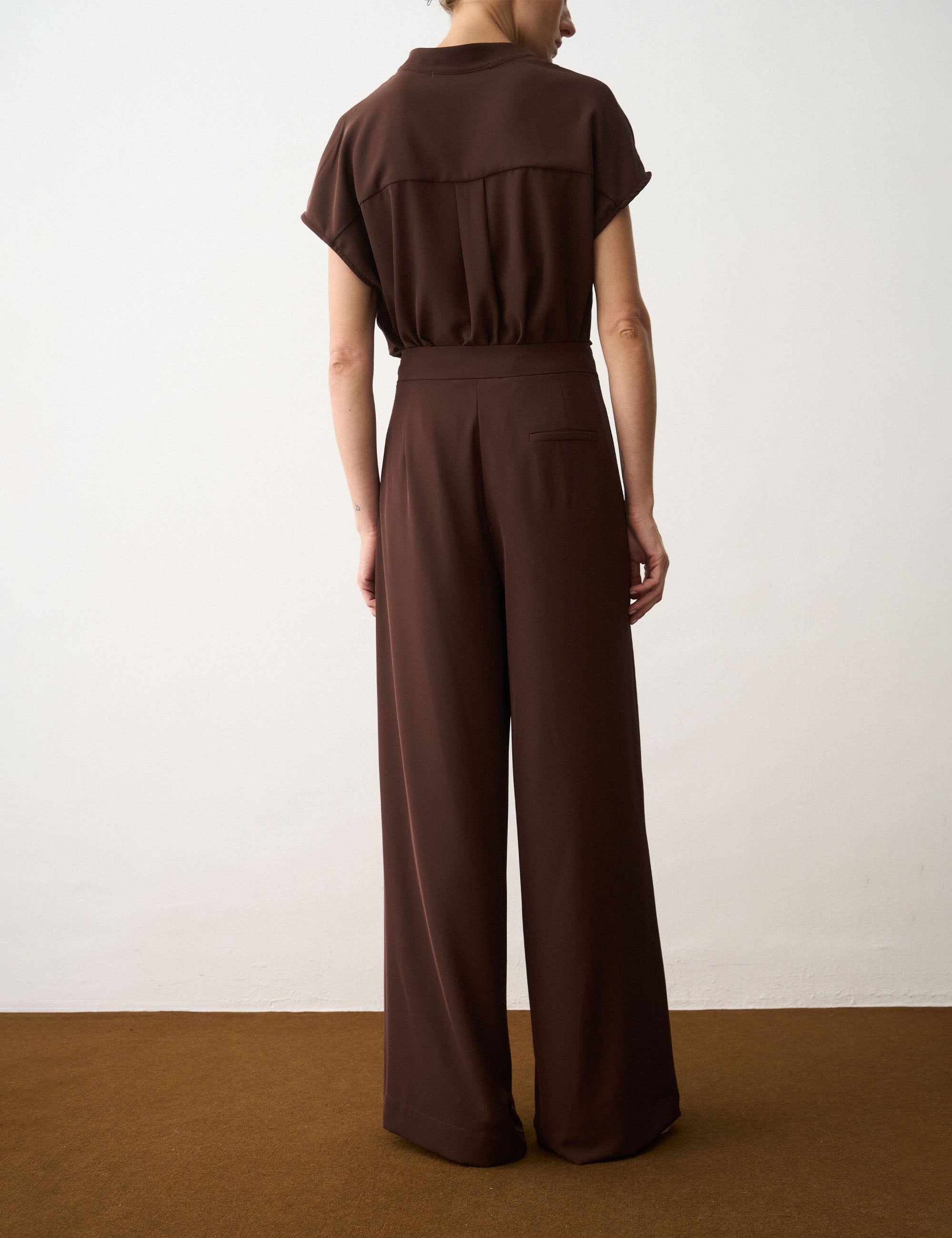 Calça Anna Fluida Marrom