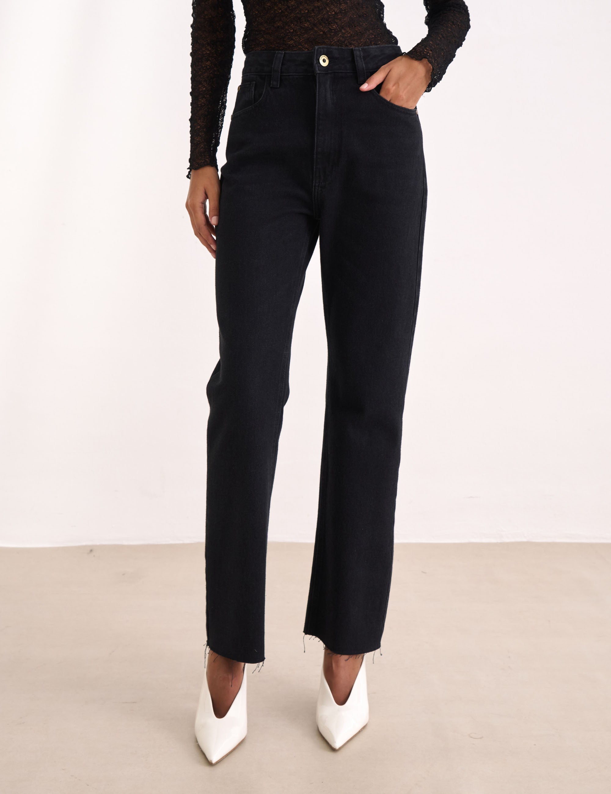 Calça Cindy Denim Black