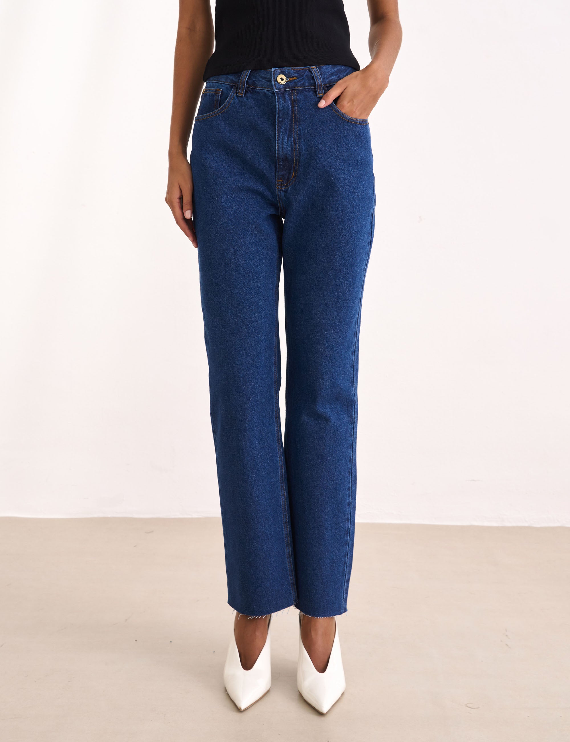 Calça Cindy Denim Escuro