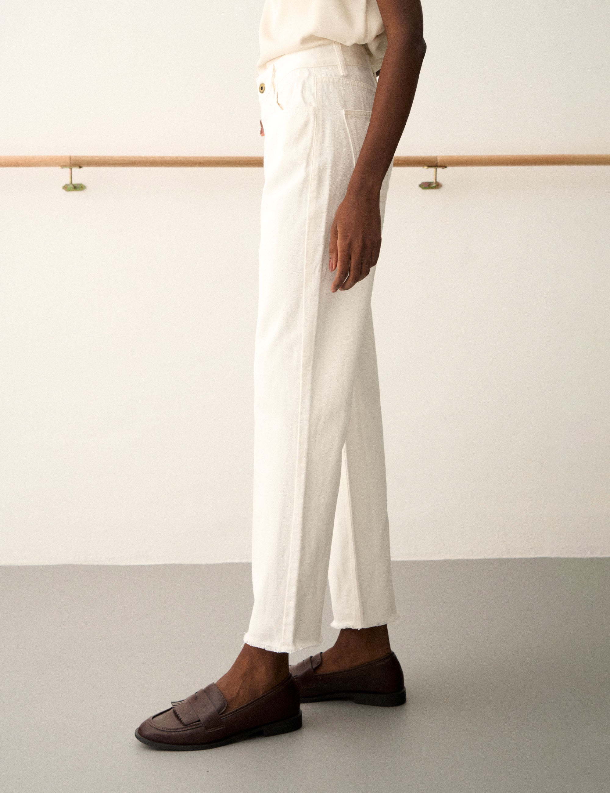 Calça Cindy Denim Off White