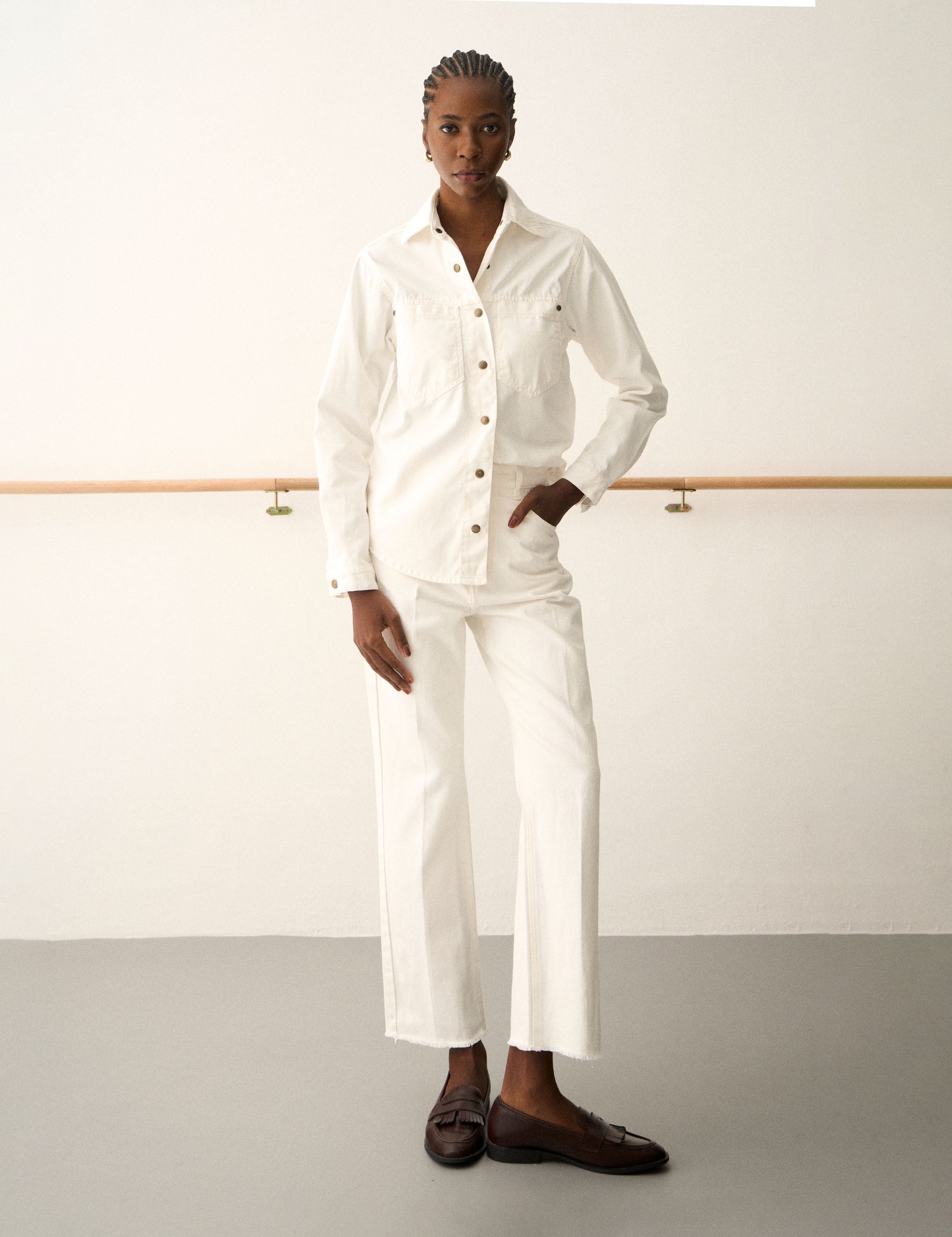 Calça Cindy Denim Off White