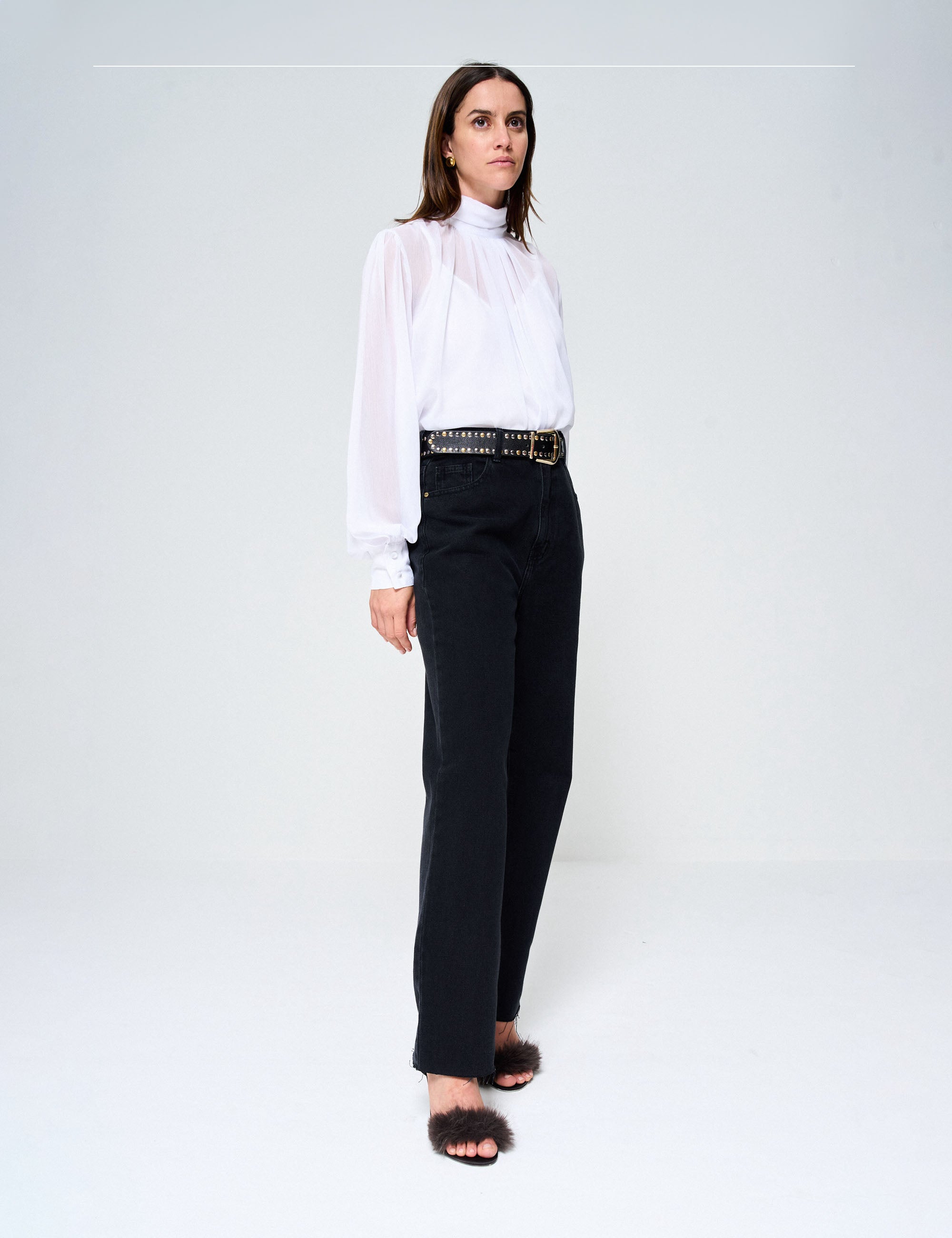 Calça Cindy Jeans Black