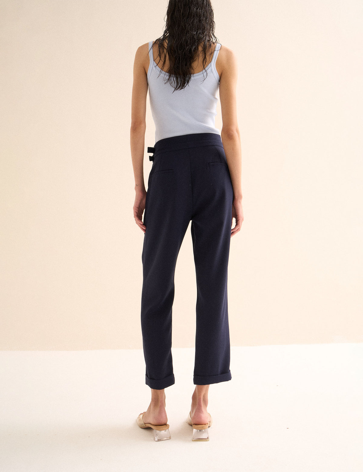 Calça Dani Crepe Marinho