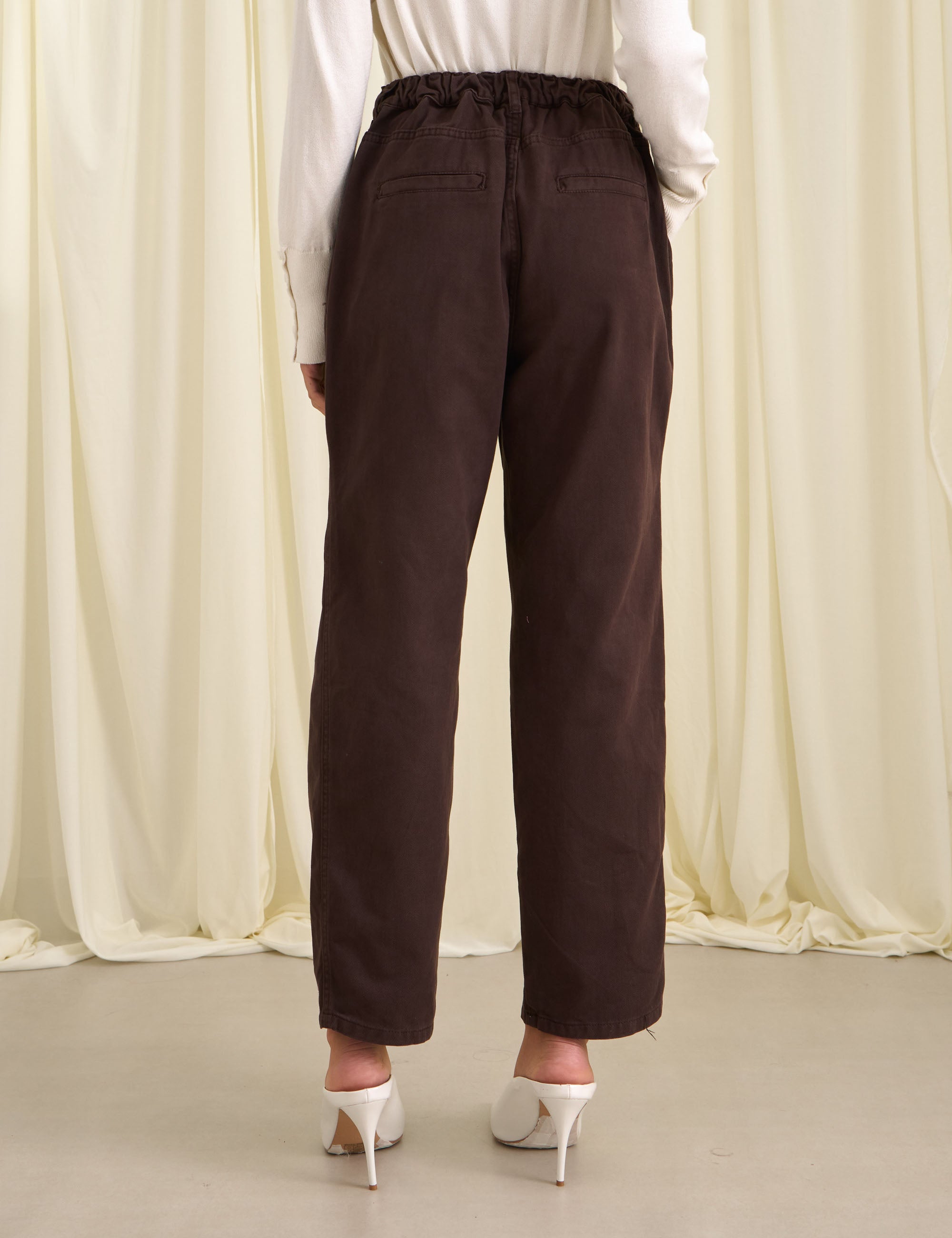 Calça Emma Denim Marrom