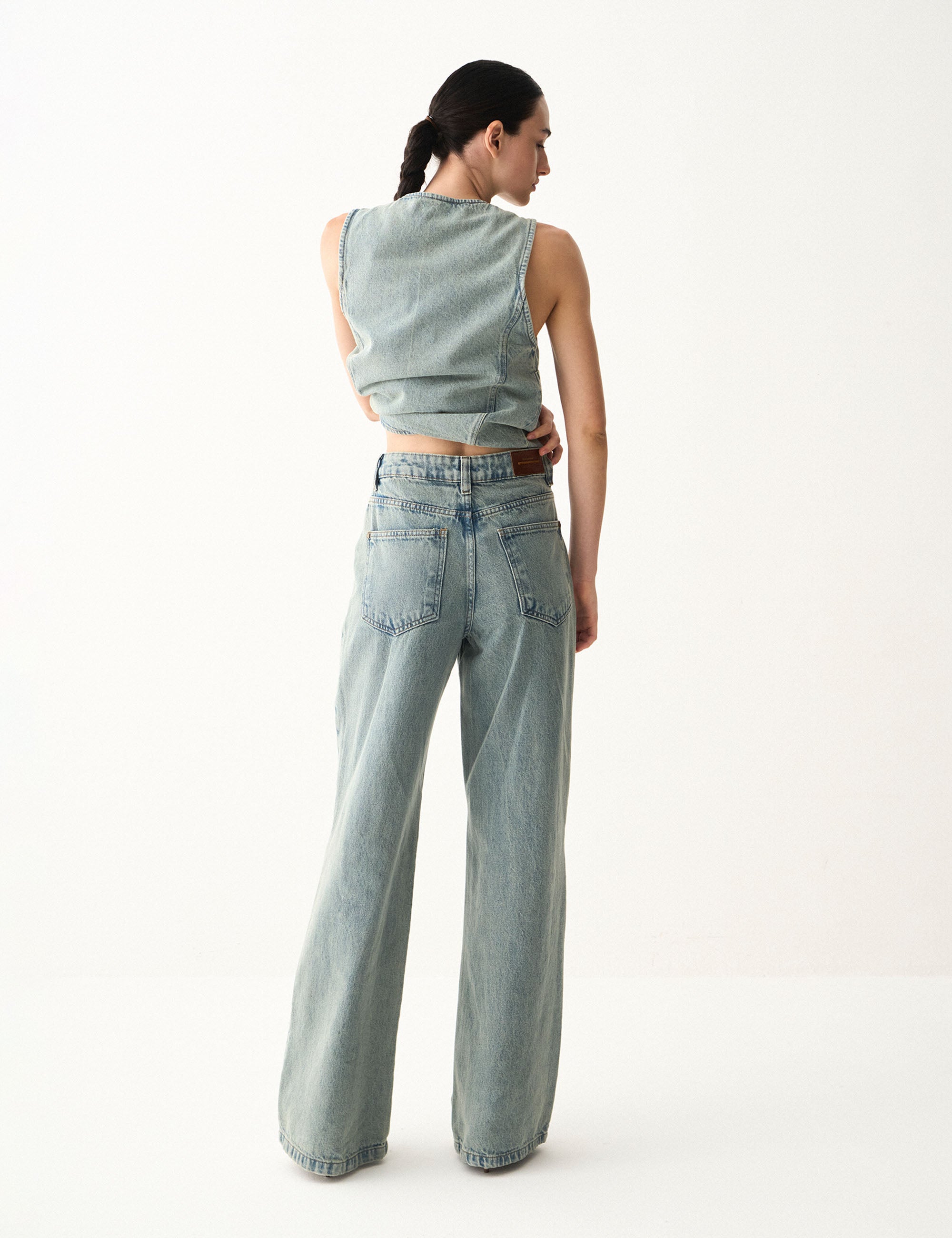 Calça Isabel Denim Jeans Médio