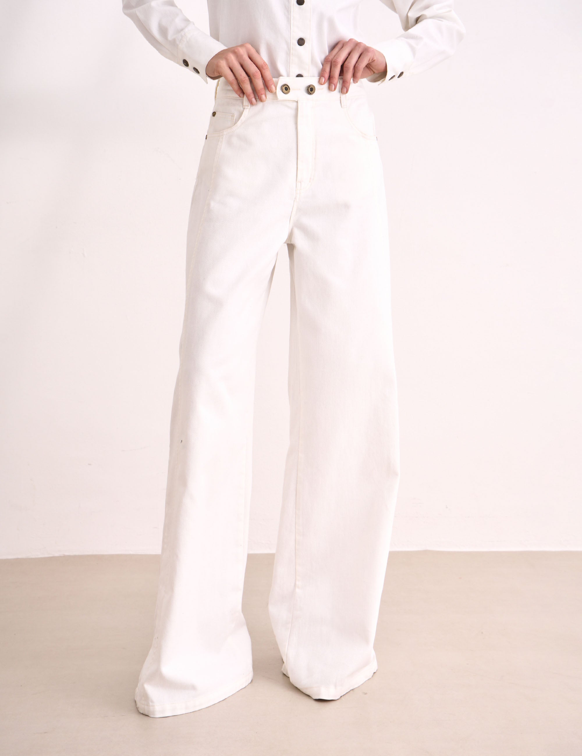 Calça Lia Sarja Off White